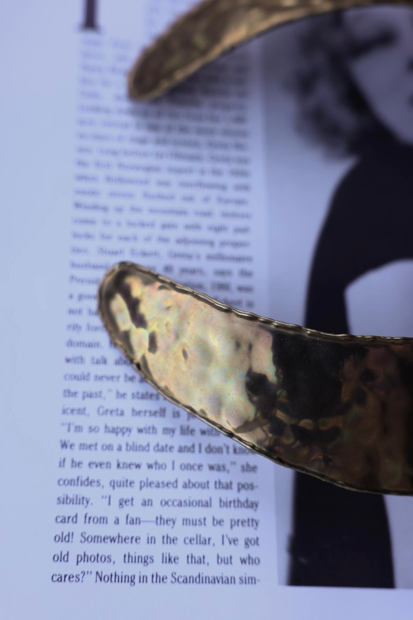 Hammered Brass Choker necklace|Vintage Baazaar 