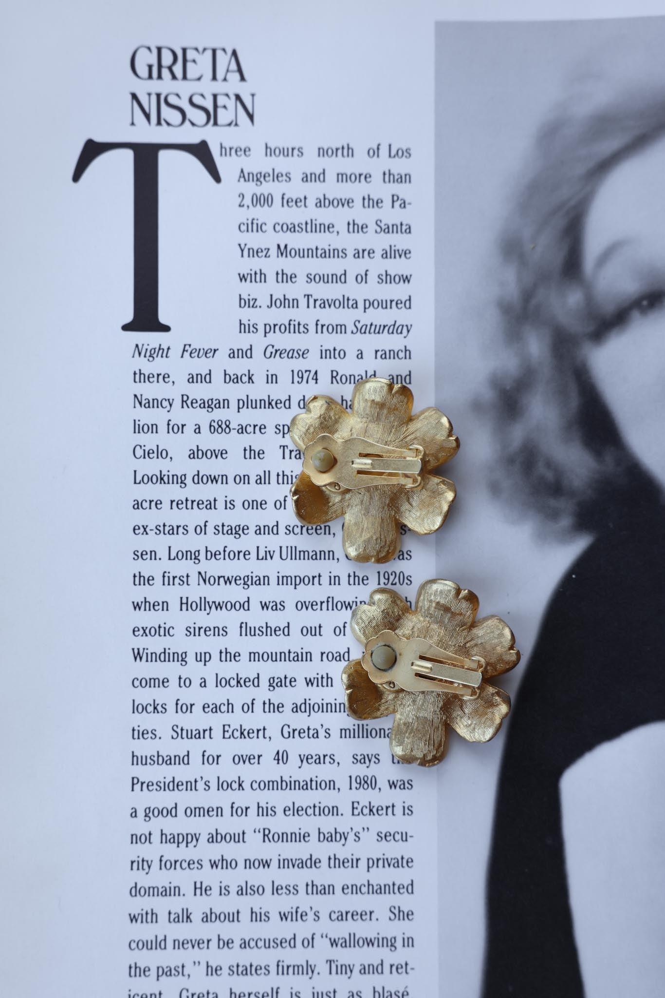 Citrine Blossom Earrings|Vintage Baazaar 