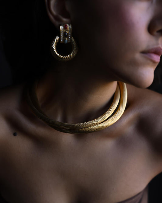 Bundle of Two Wire Chokers|Vintage Baazaar 
