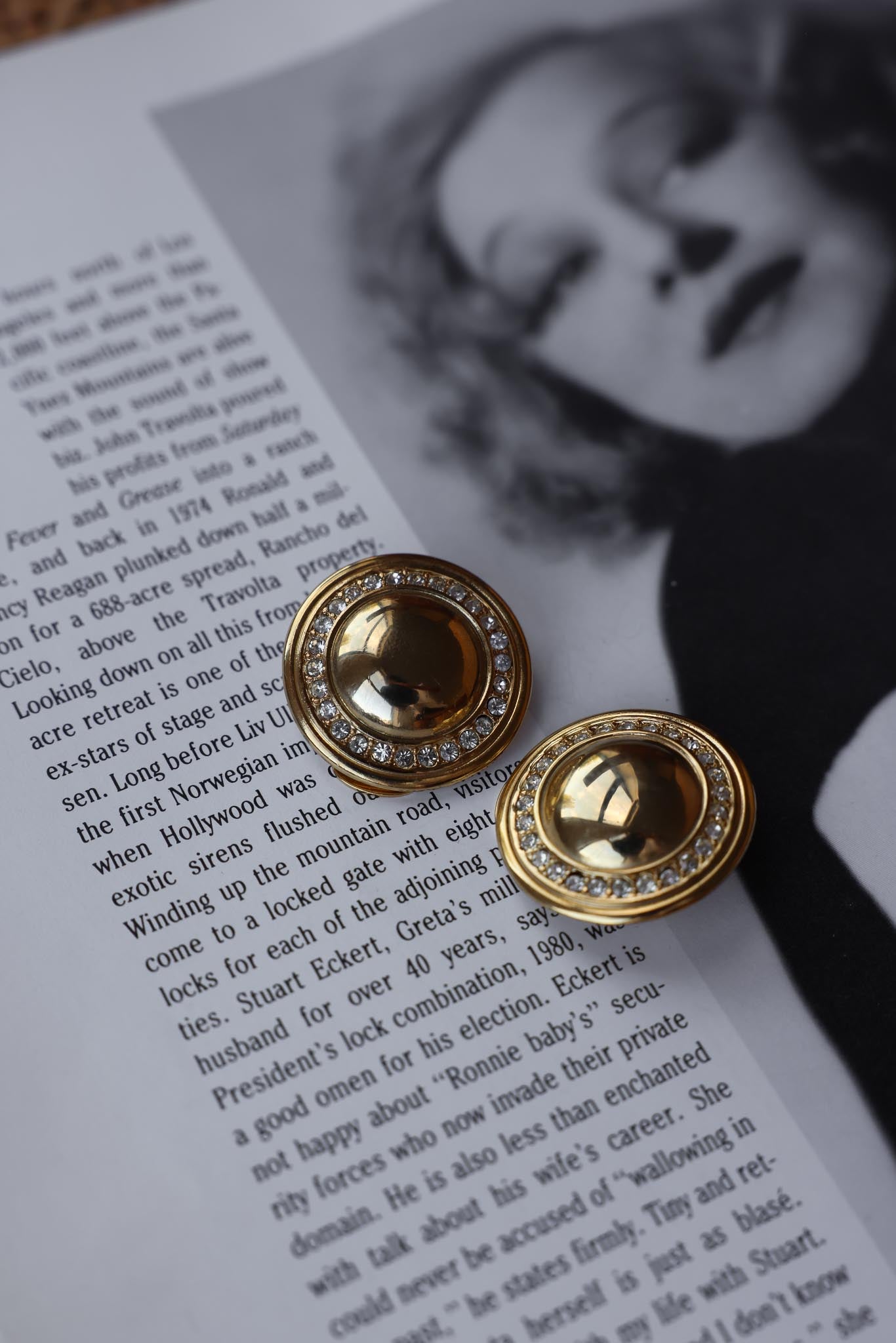 Golden Halo Earrings|Vintage Baazaar 