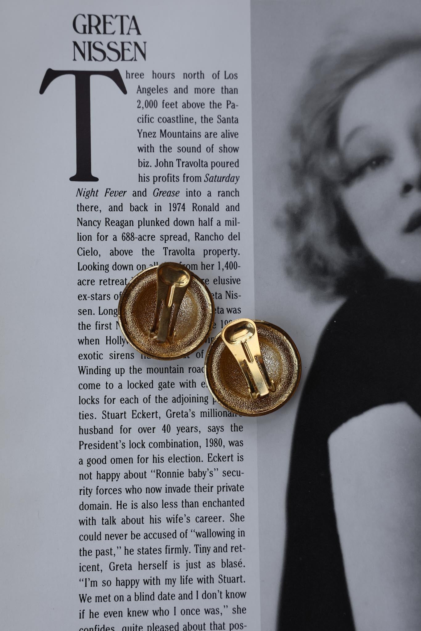 Golden Halo Earrings|Vintage Baazaar 