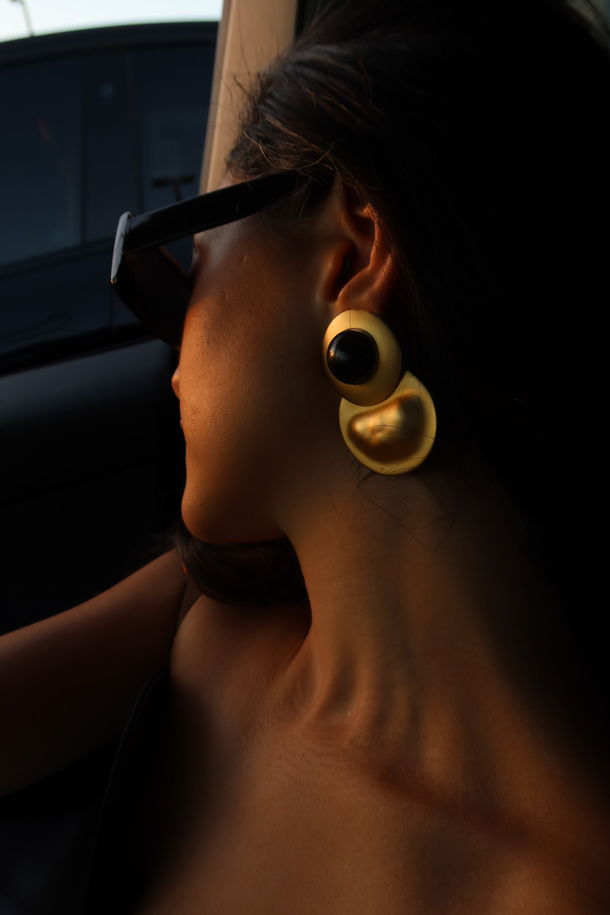 Midnight Sun Earrings|Vintage Baazaar 