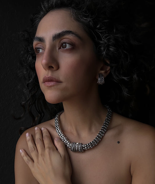 Silver Luxe Dynasty Set|Vintage Baazaar 