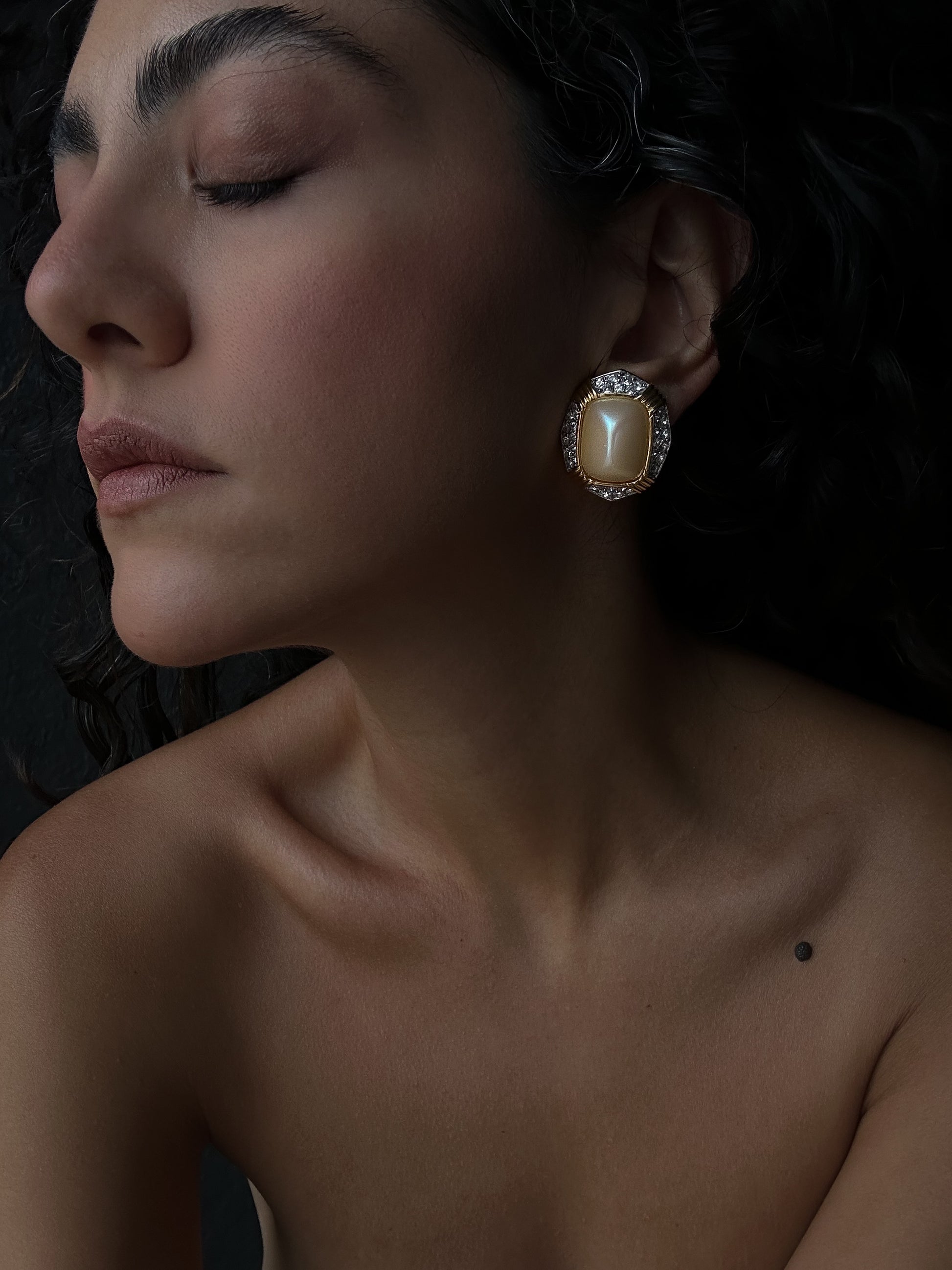 Pearl Elegance Richelieu Earrings|Vintage Baazaar 