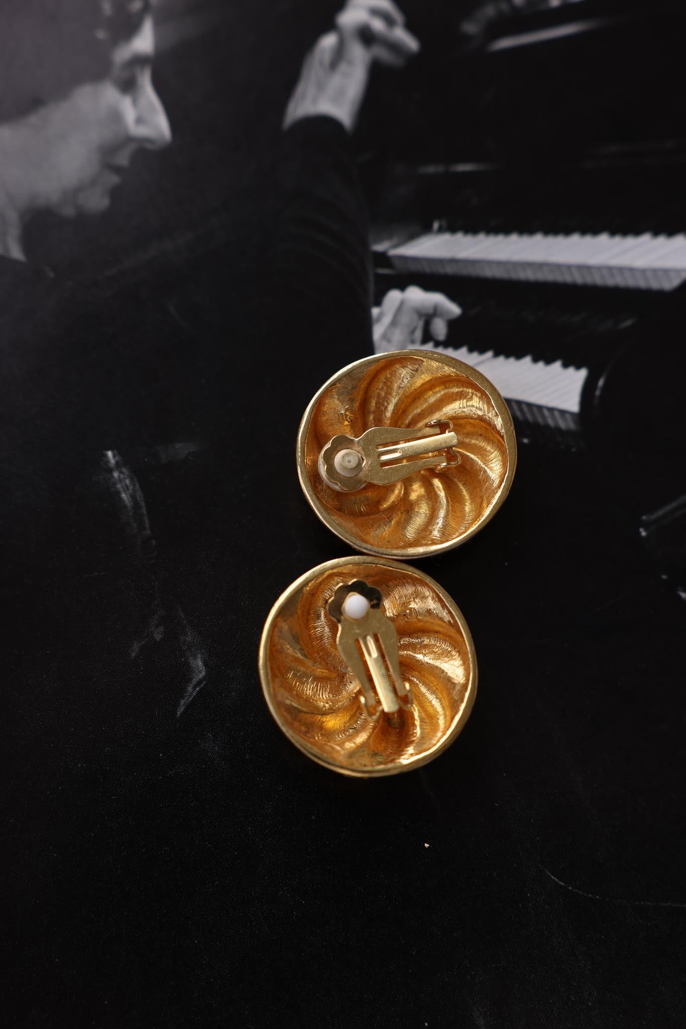 Swarovski Earrings with Colorful Crystals|Vintage Baazaar 