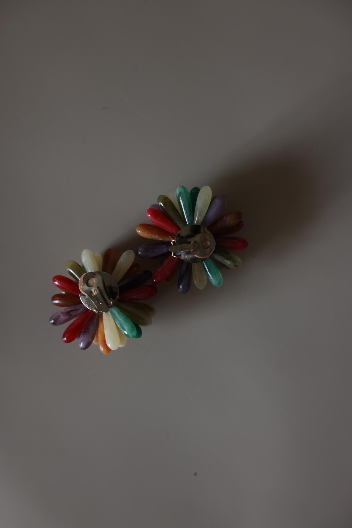 Confetti Bloom Clip-On Earrings