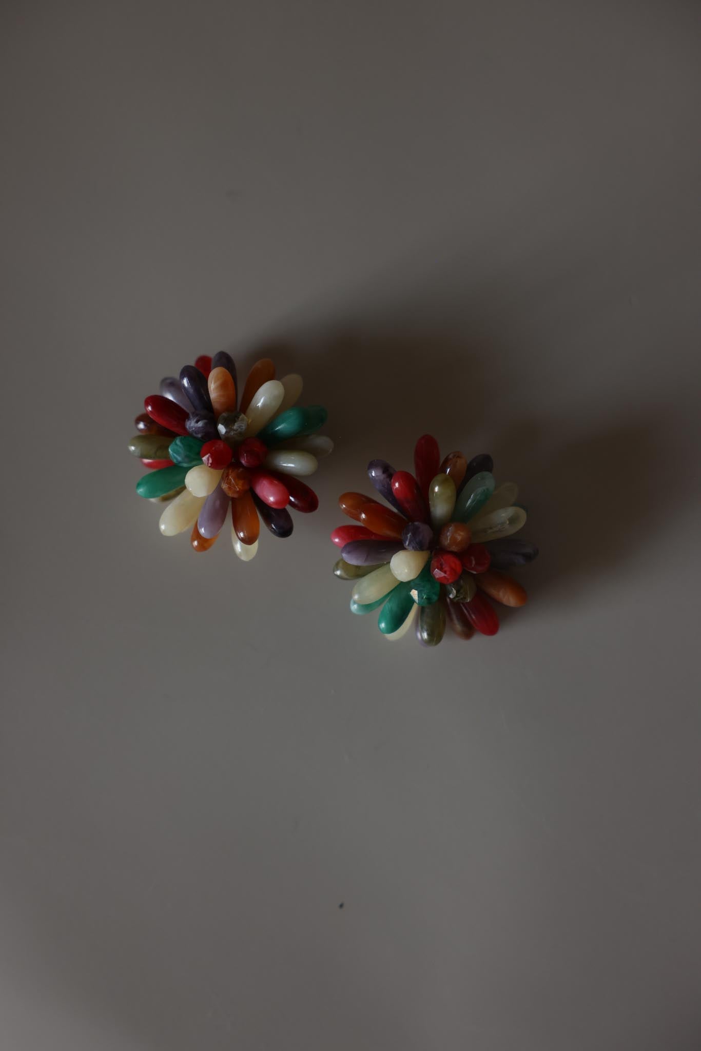 Confetti Bloom Clip-On Earrings