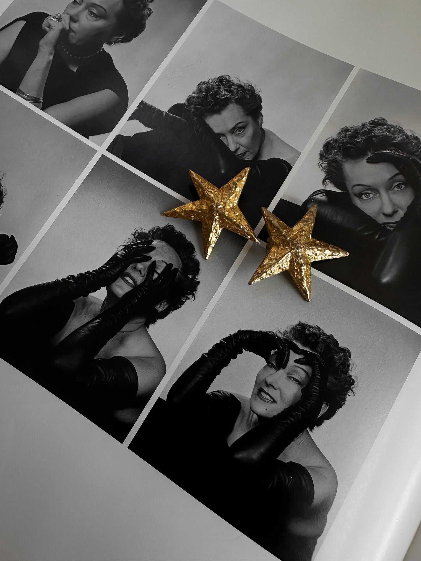 Golden Starburst Earrings|Vintage Baazaar 