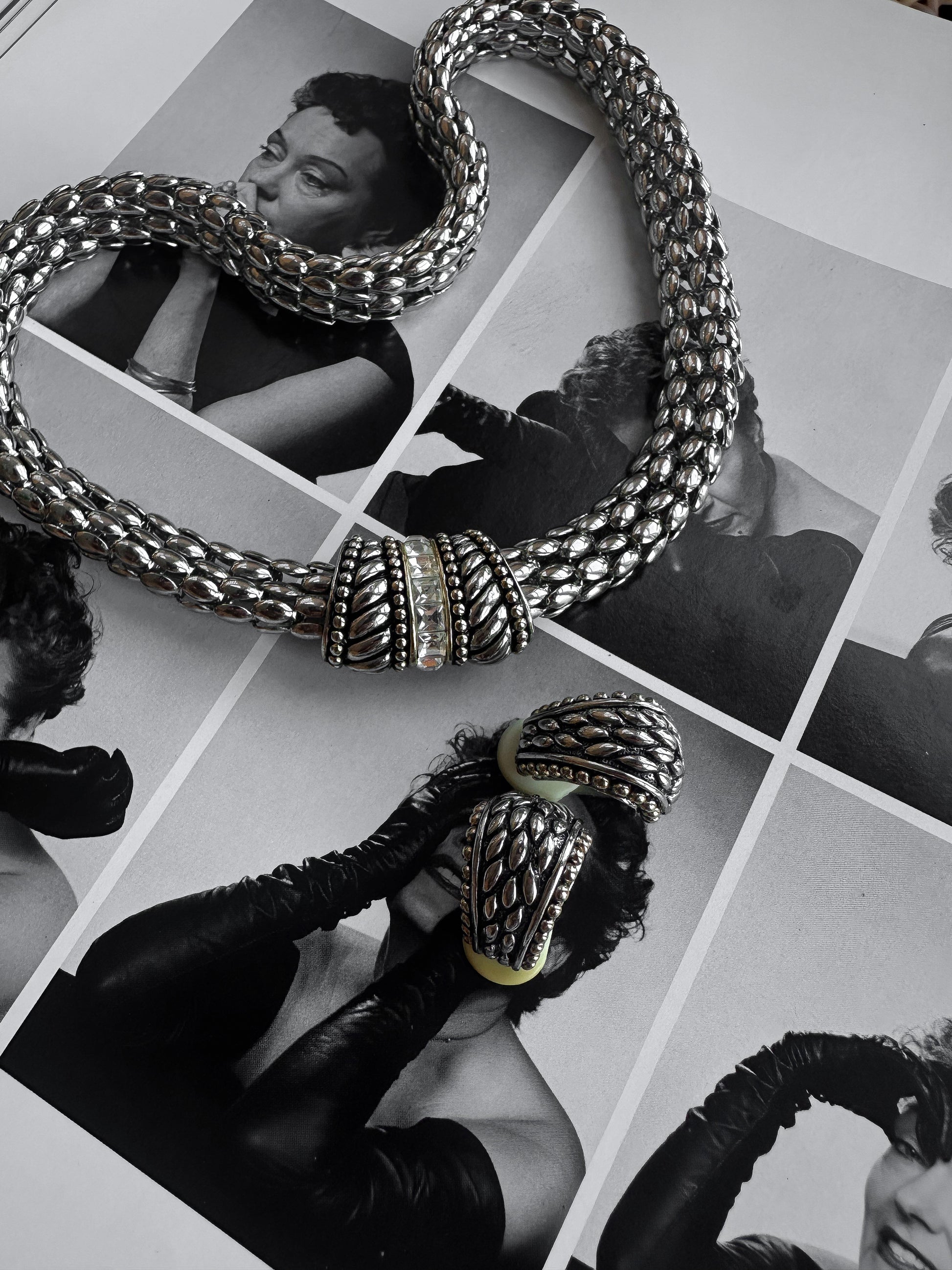 Silver Luxe Dynasty Set|Vintage Baazaar 