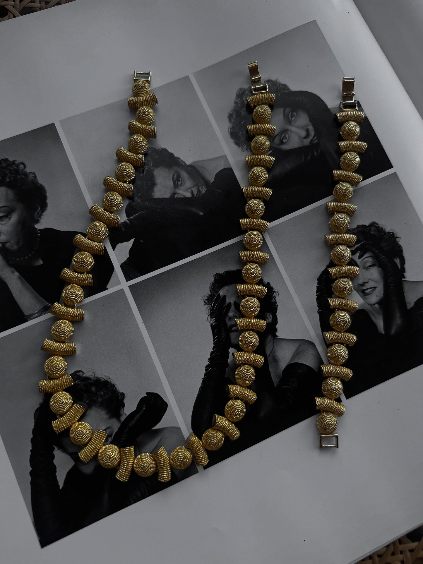 Golden Spiral Luxe Set|Vintage Baazaar 