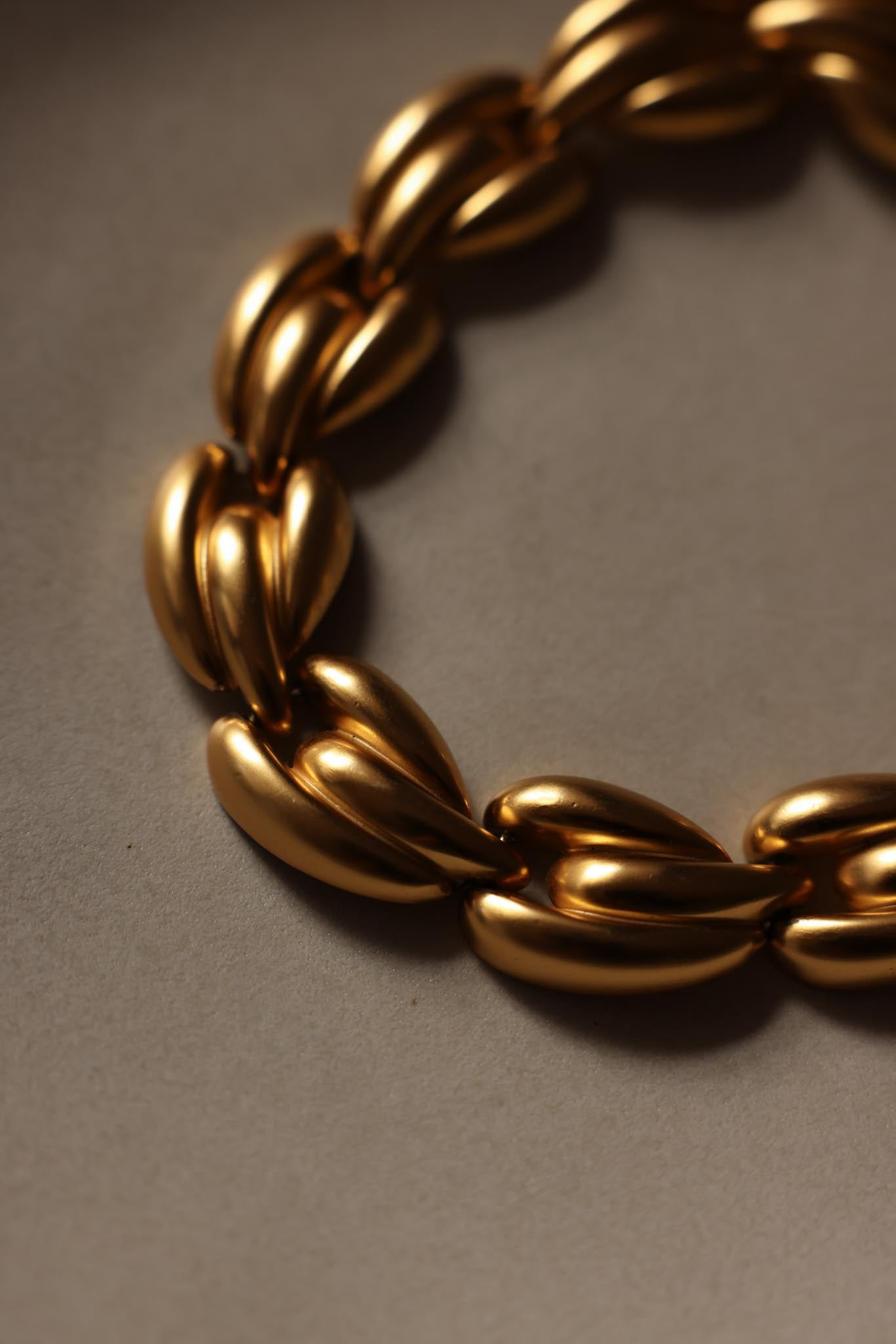 Anne Klein Matte Gold Statement Necklace