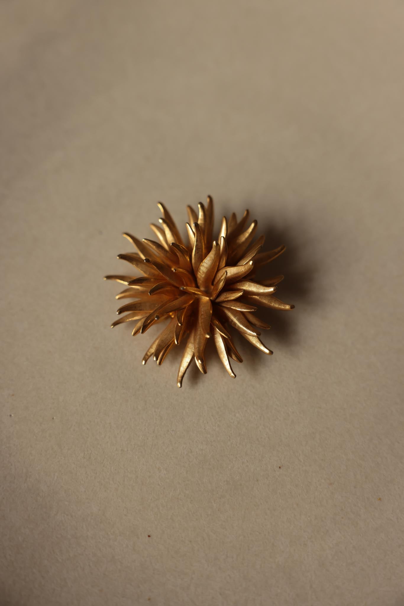 Golden Burst Brooch