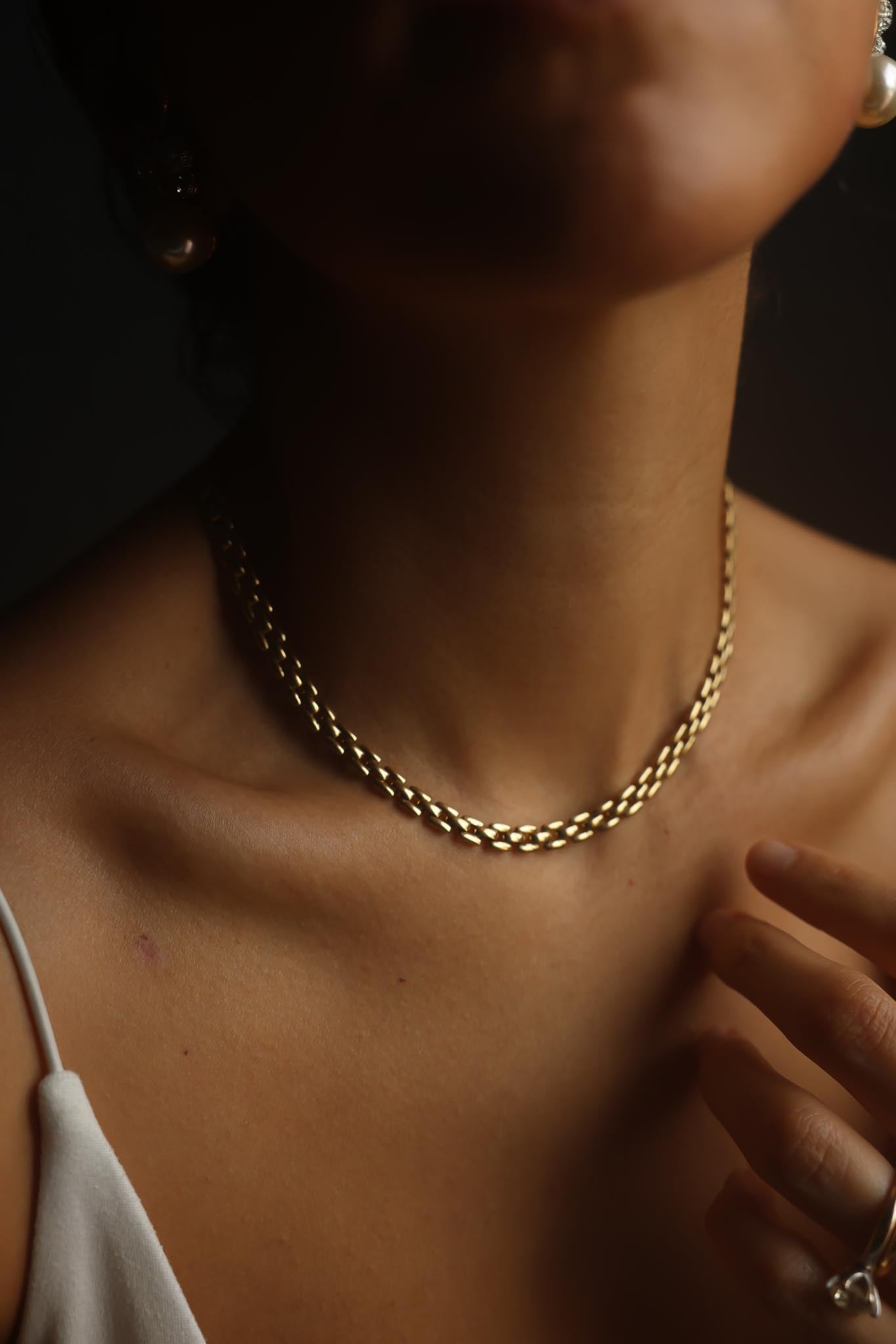 Gold Tone Chain Necklace