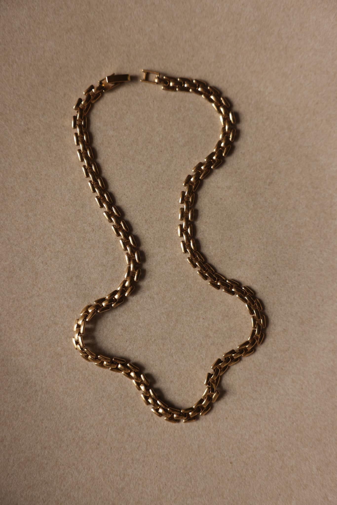 Gold Tone Chain Necklace