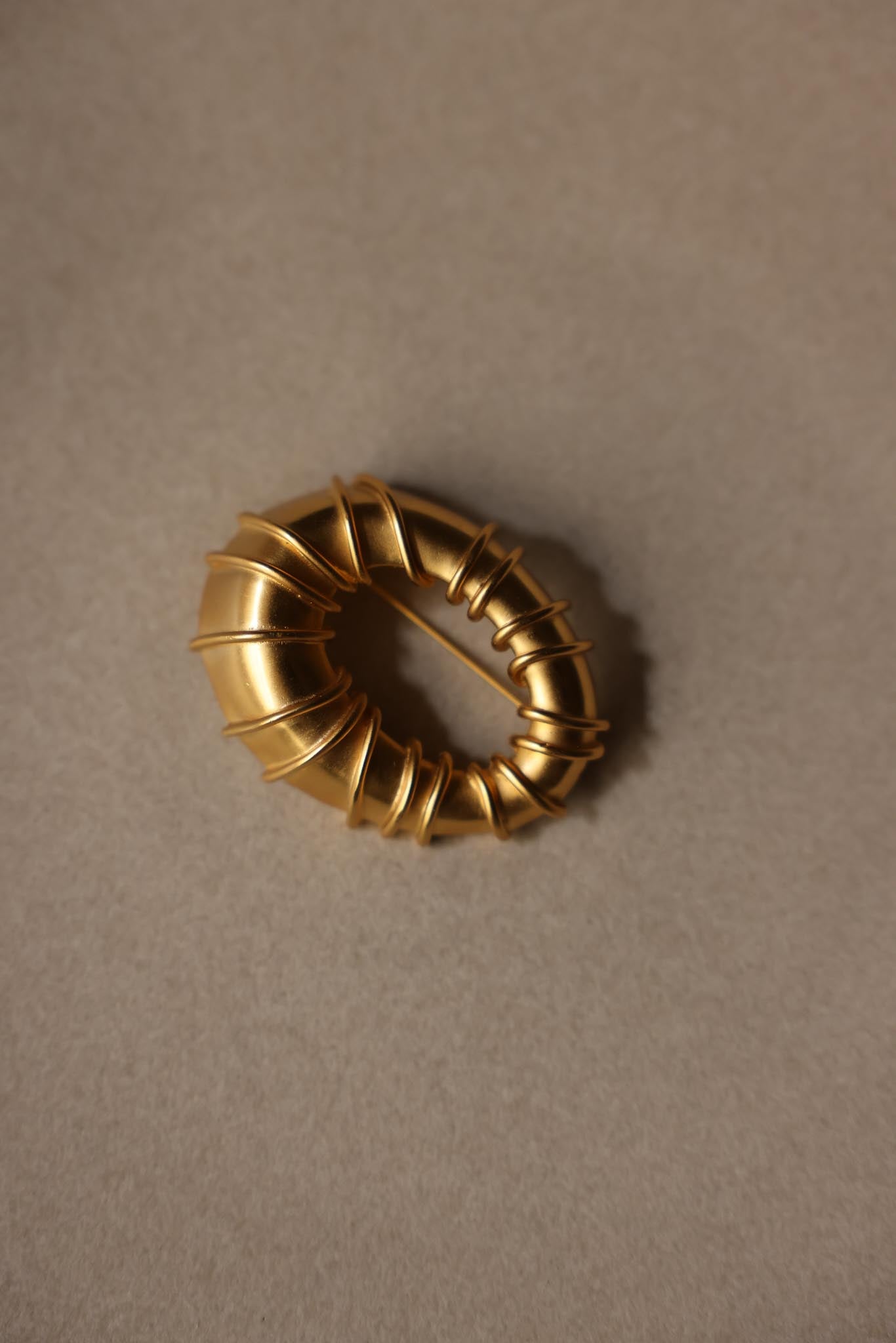 Gold-Filled Orbit Brooch|Vintage Baazaar 