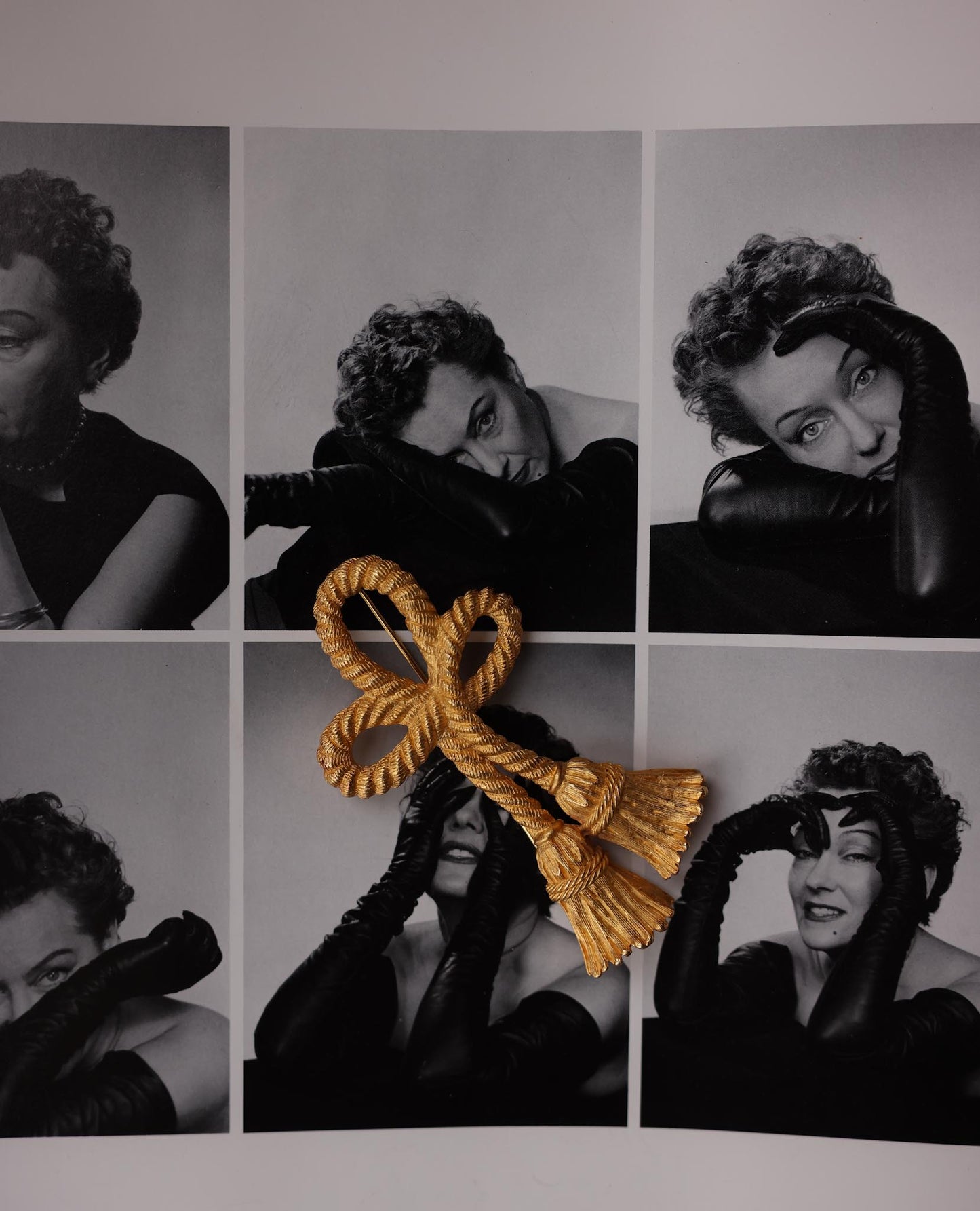 Givenchy Tassel Rope Bow Brooch|Vintage Baazaar 