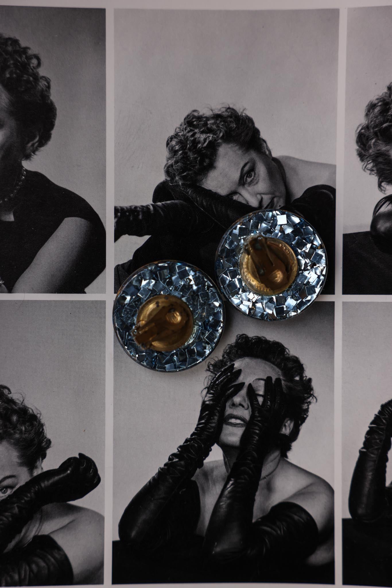 Crystal Mosaic Earrings|Vintage Baazaar 