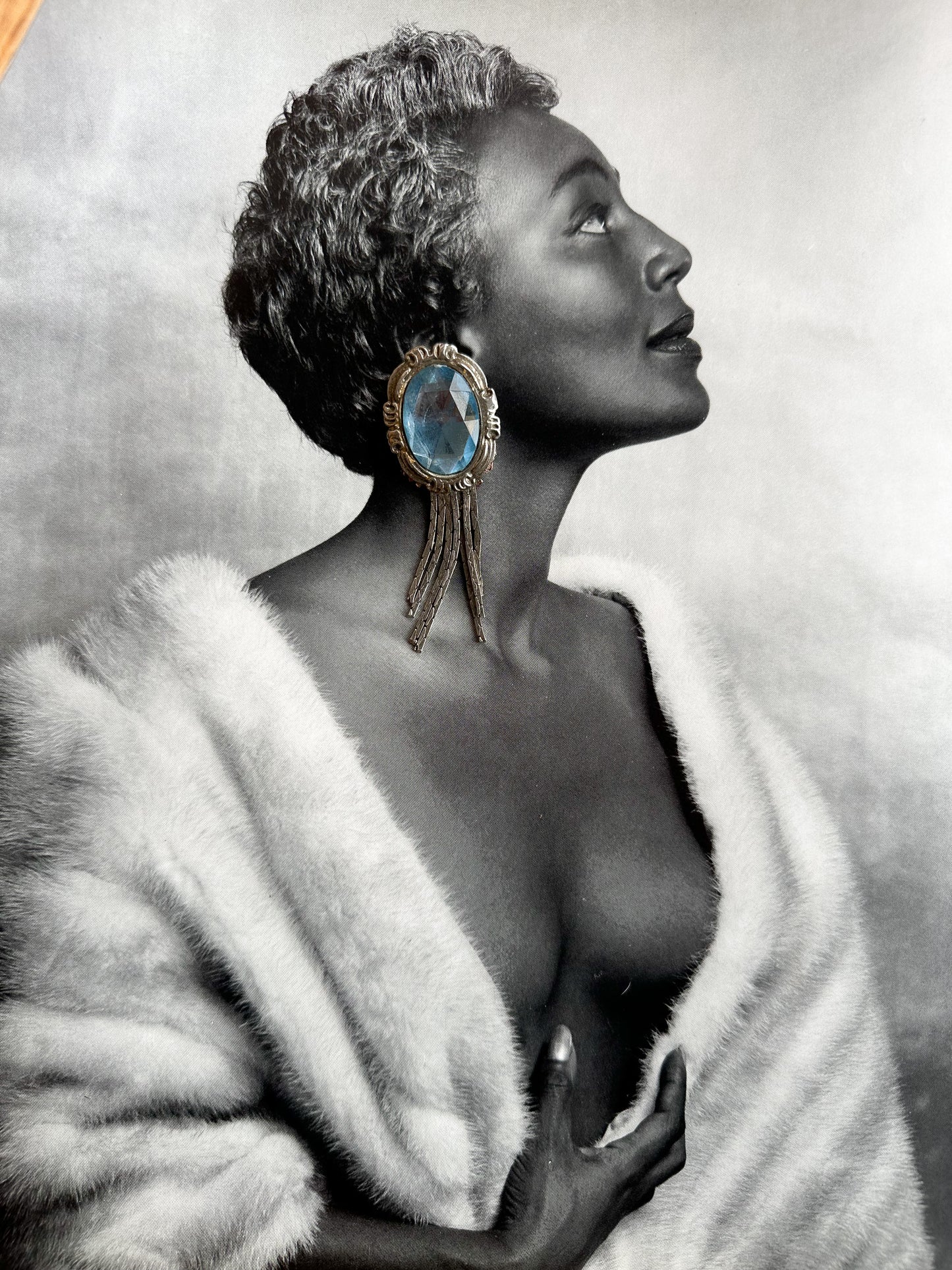 Blue Cascade Earrings|Vintage Baazaar 