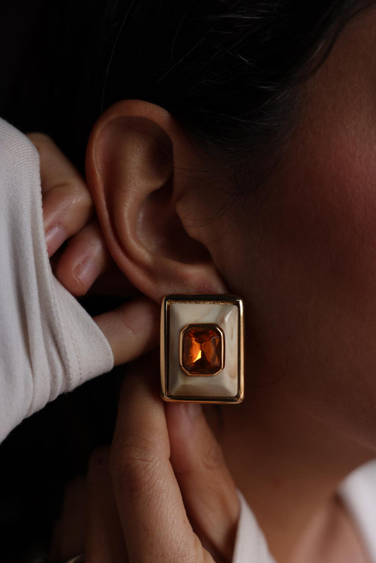 Luminous Halo Earrings|Vintage Baazaar 