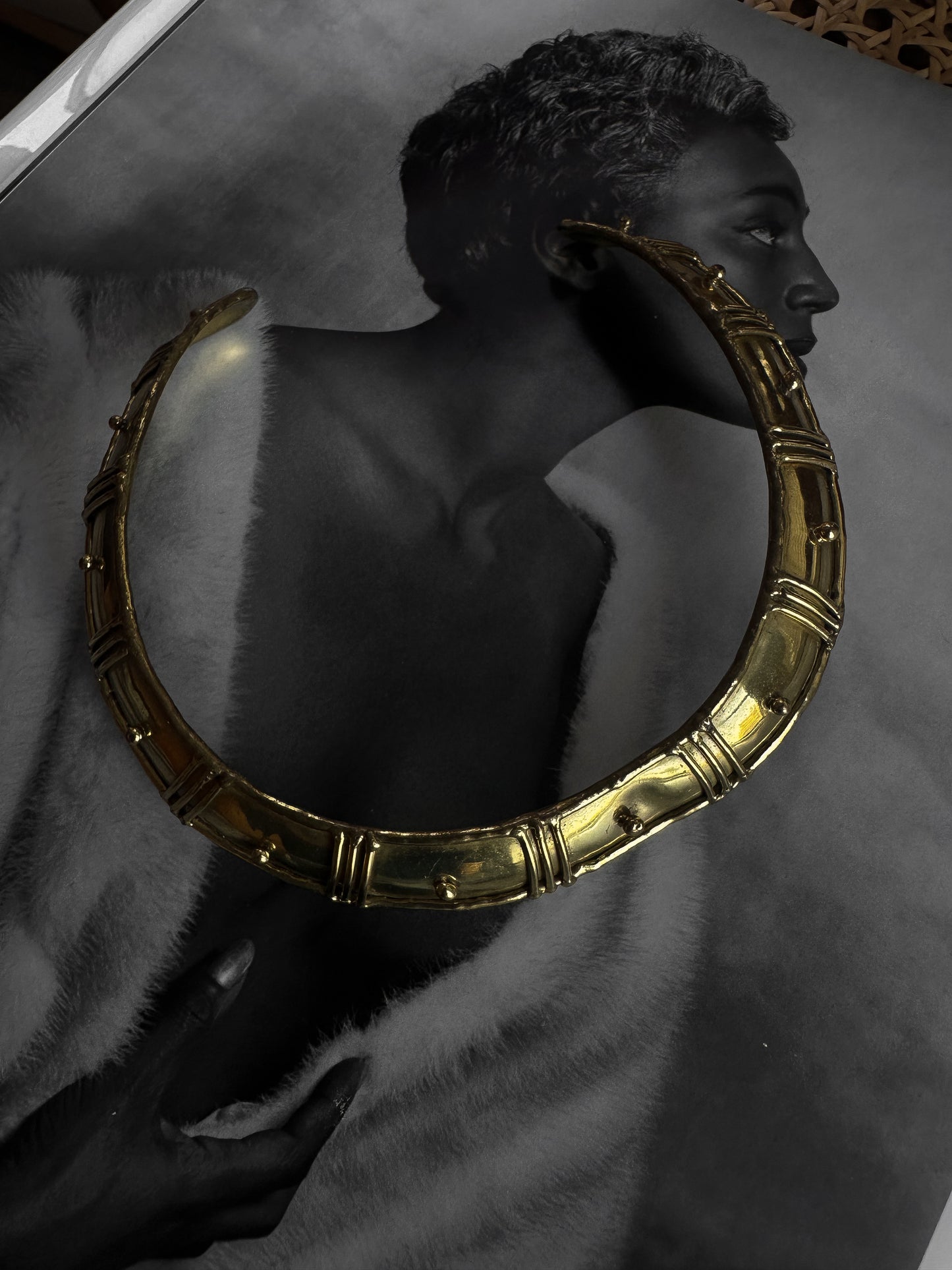 Brass  Temple Choker/ necklace|Vintage Baazaar 