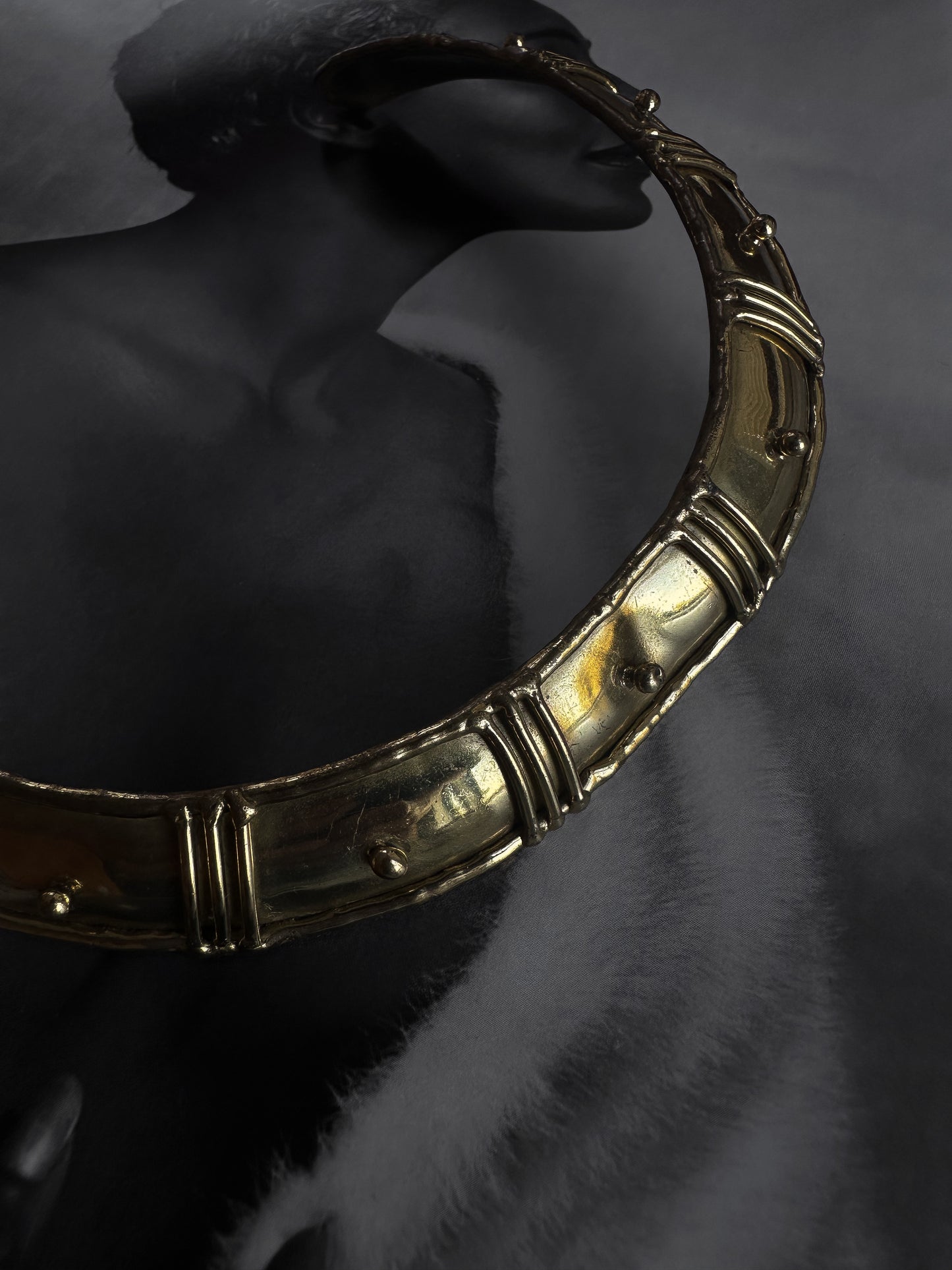 Brass  Temple Choker/ necklace|Vintage Baazaar 
