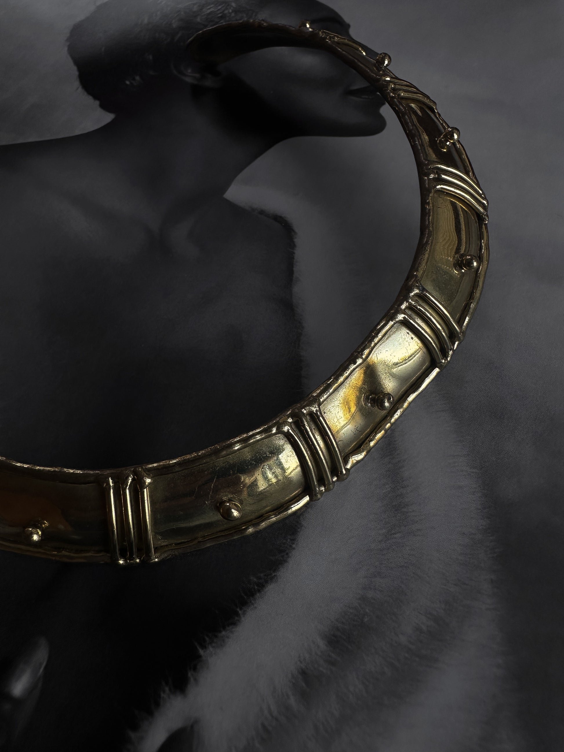Brass  Temple Choker/ necklace|Vintage Baazaar 