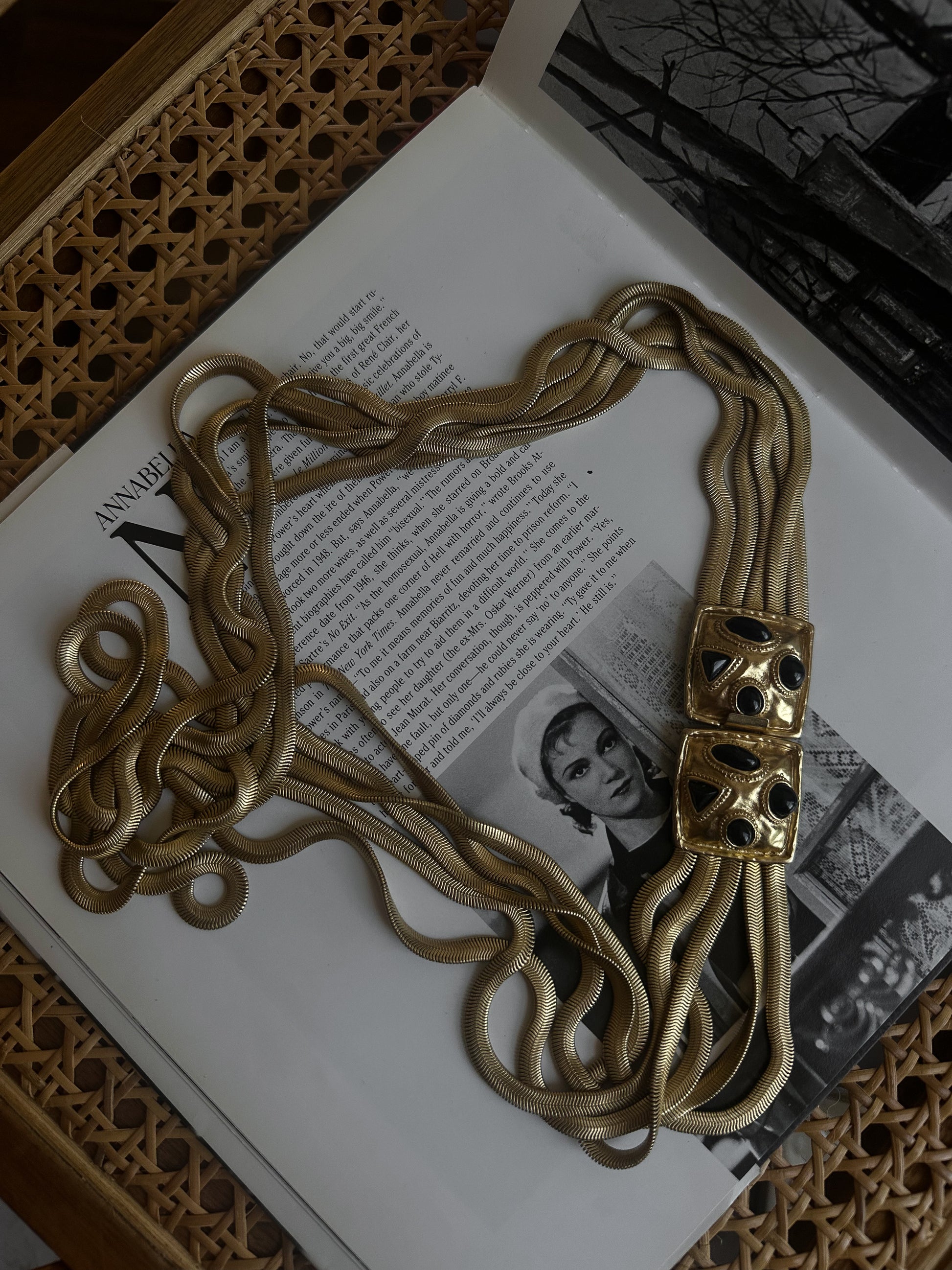 Golden Eclipse Statement Necklace|Vintage Baazaar 