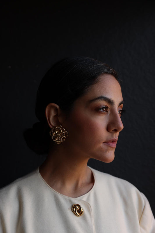 Golden Bloom Earrings