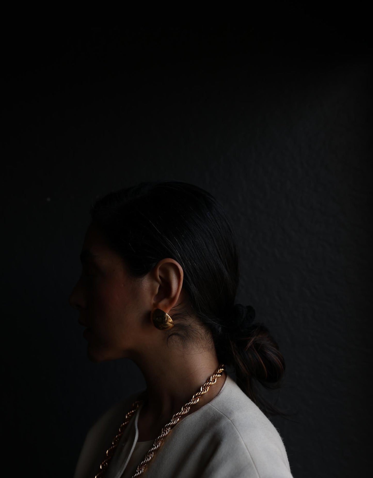 Golden Globe Stud Earrings|Vintage Baazaar 