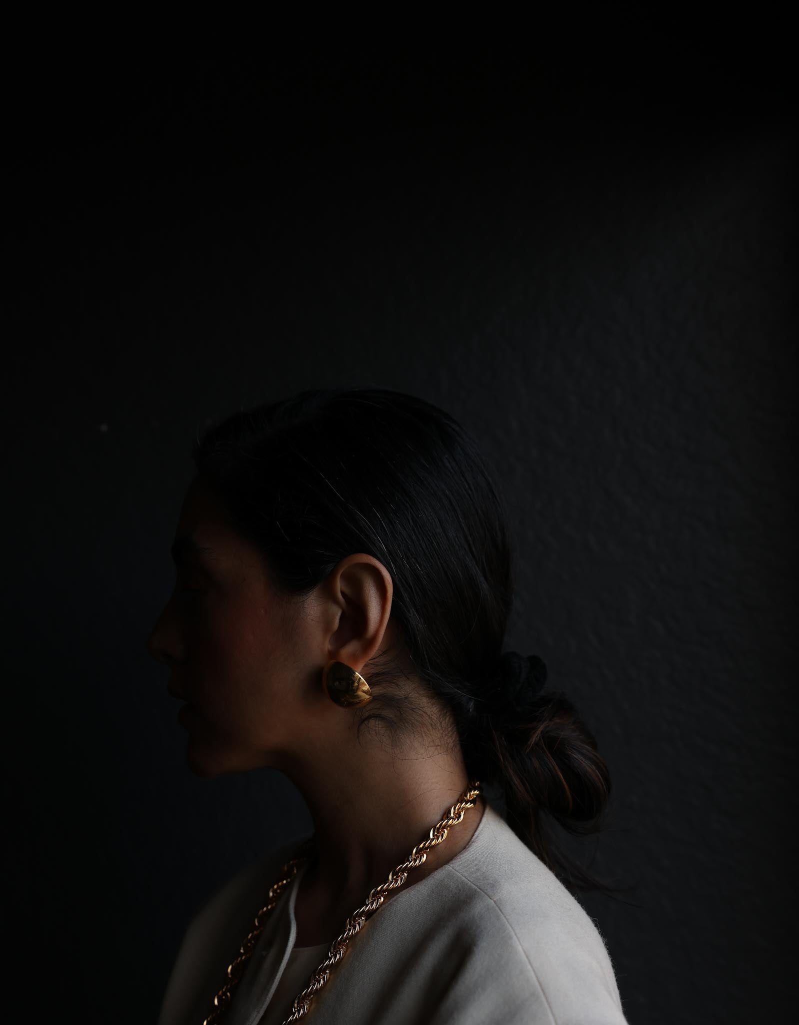 Golden Globe Stud Earrings|Vintage Baazaar 