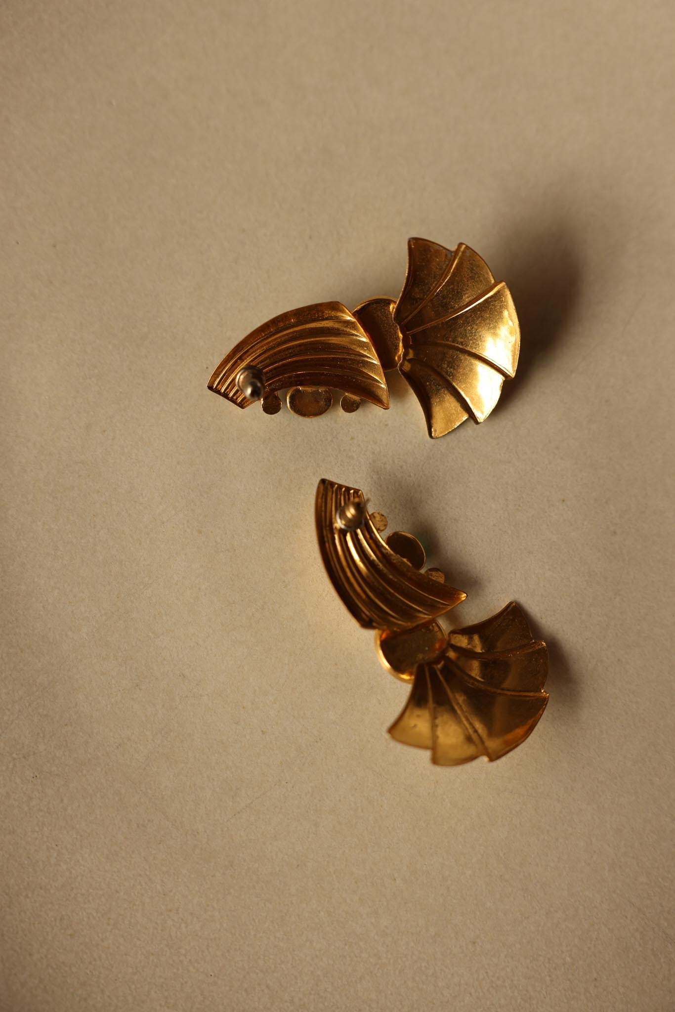 Fan Drop Earrings|Vintage Baazaar 