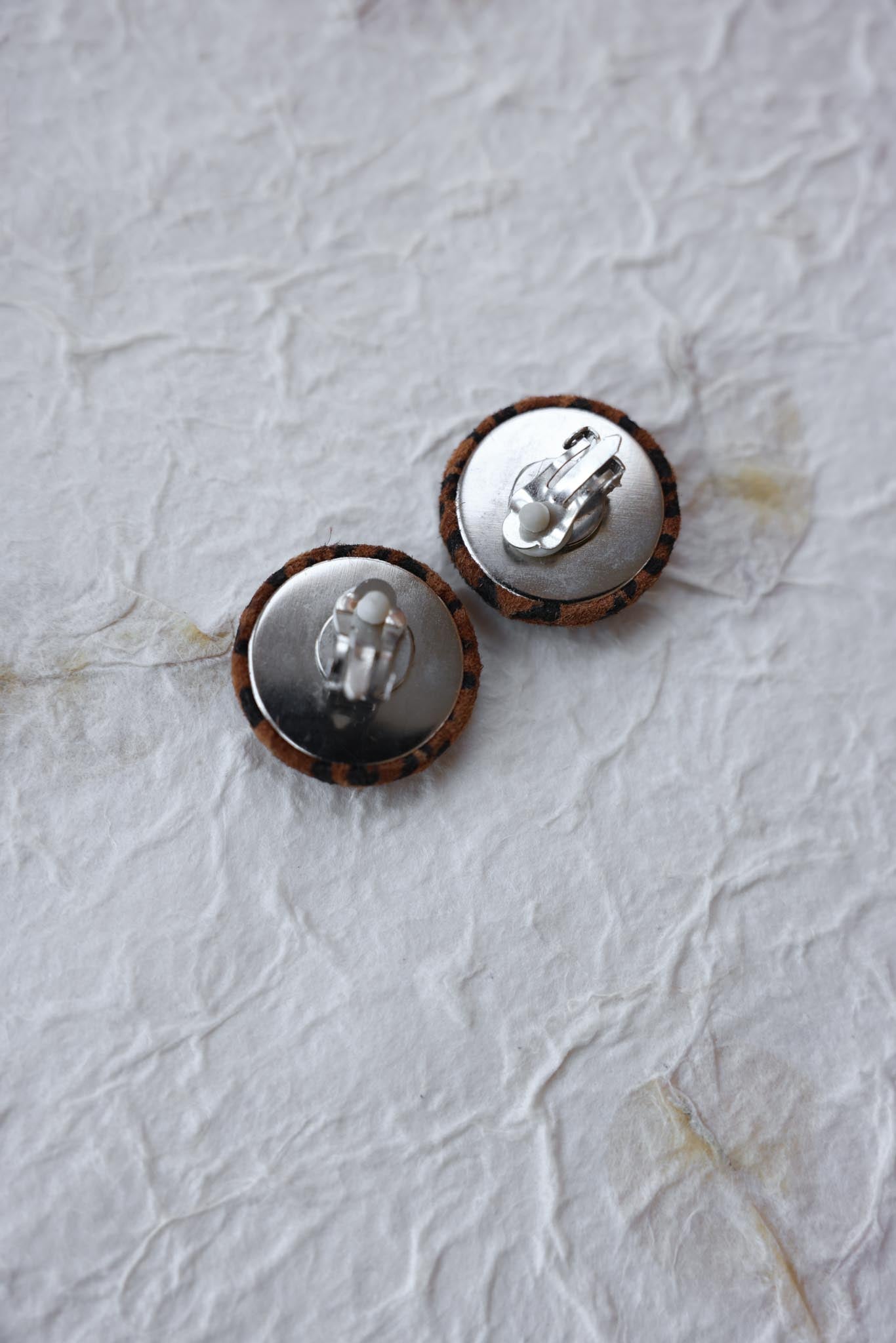 Leopard  Clip-On Earrings