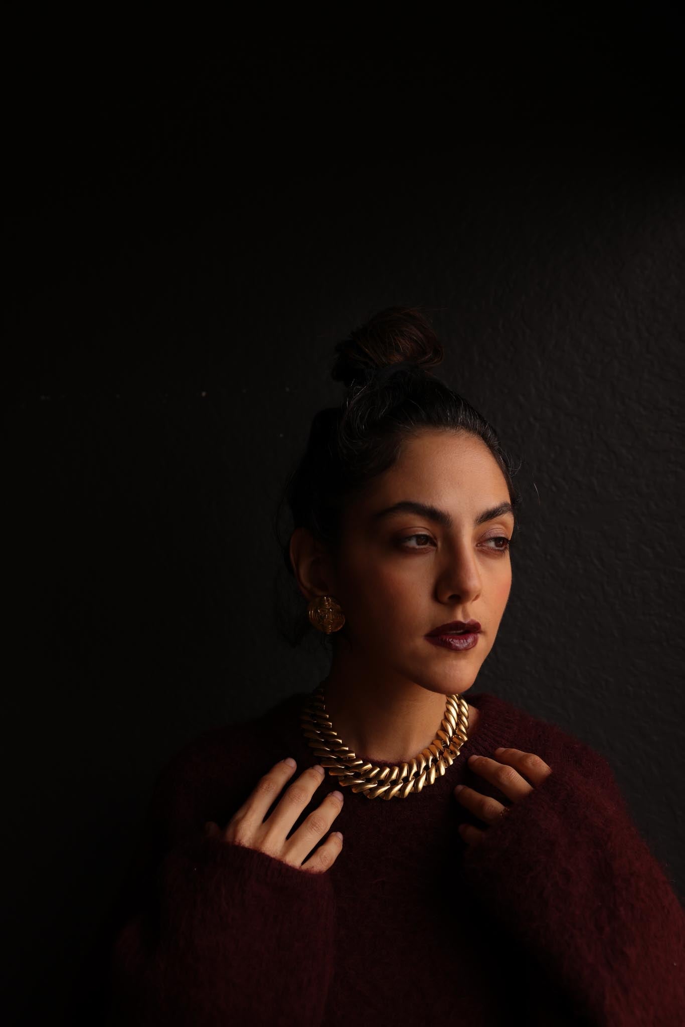 Monet Gold-Plated Necklace|Vintage Baazaar 