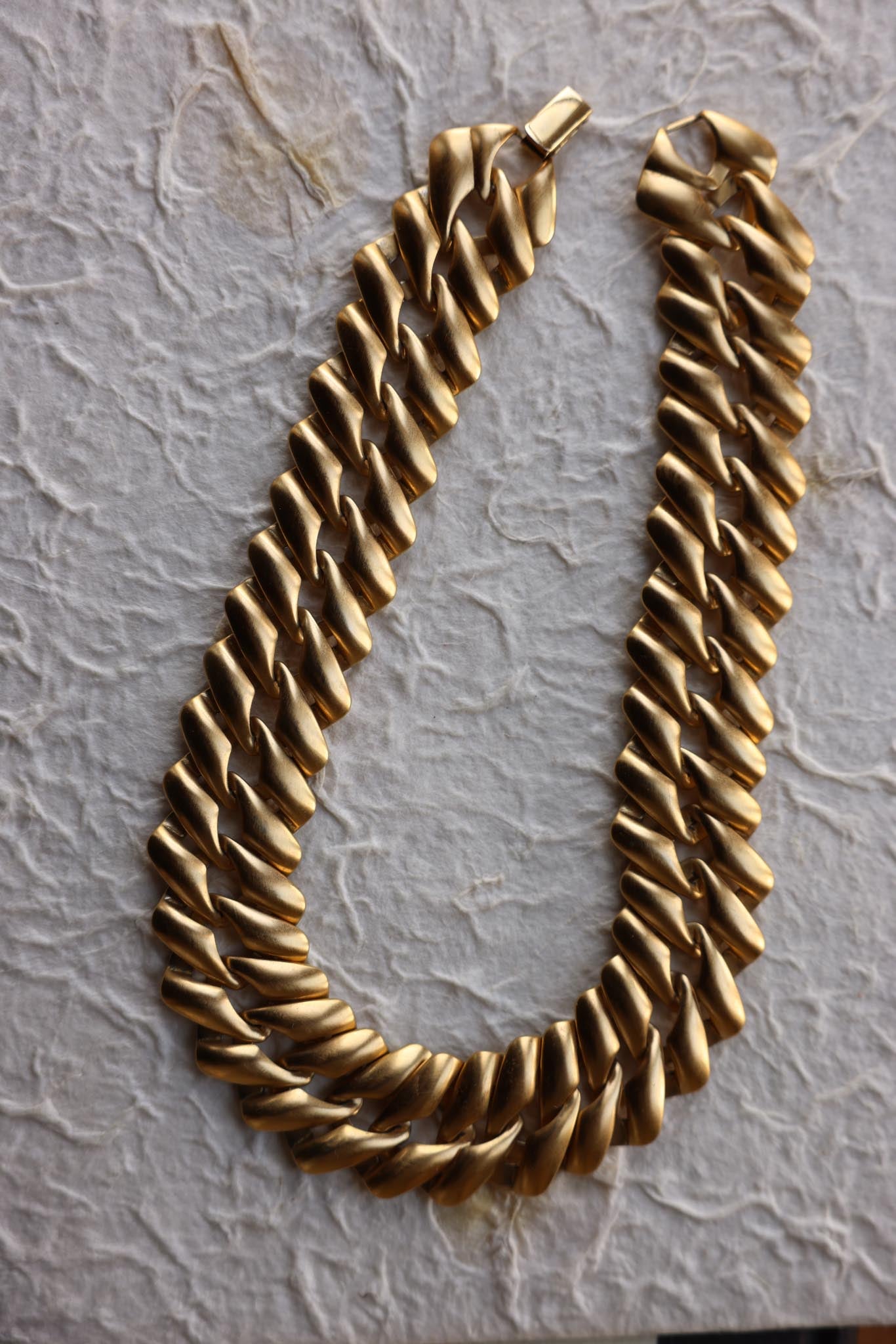 Monet Gold-Plated Necklace|Vintage Baazaar 
