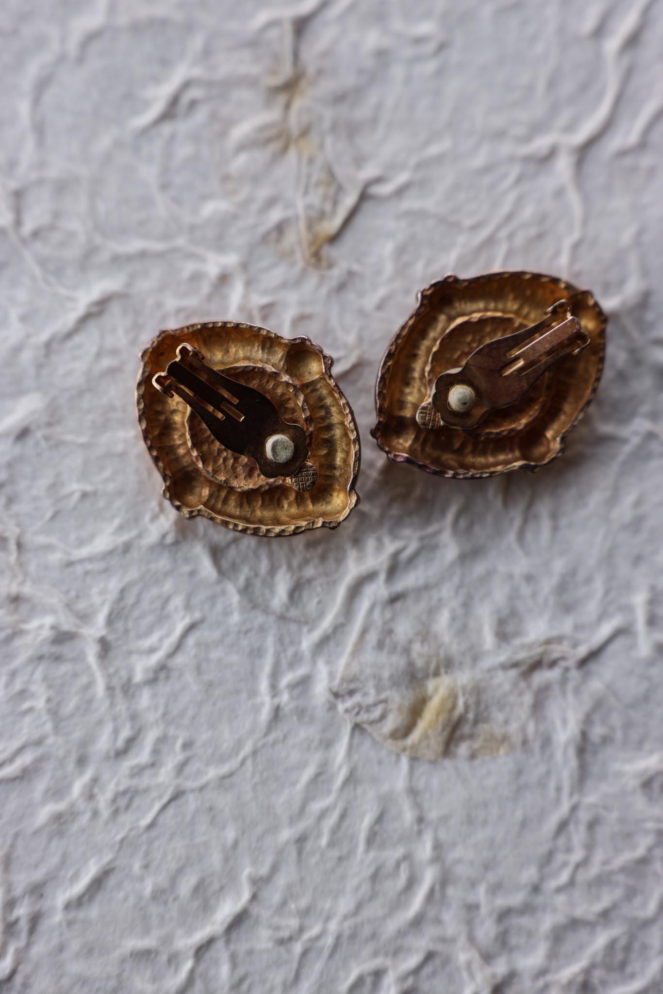 Golden Glow Earrings|Vintage Baazaar 