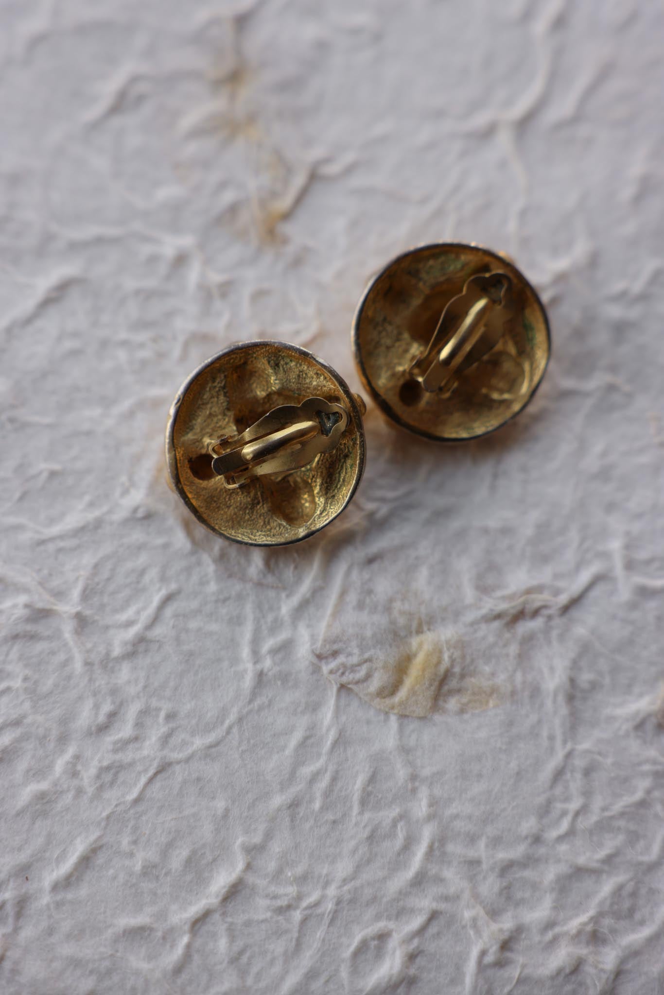 Regal Matte Gold Earrings