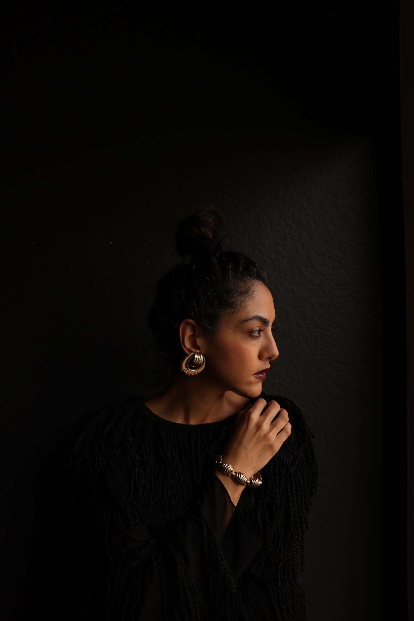 Golden Ripple Bracelet|Vintage Baazaar 