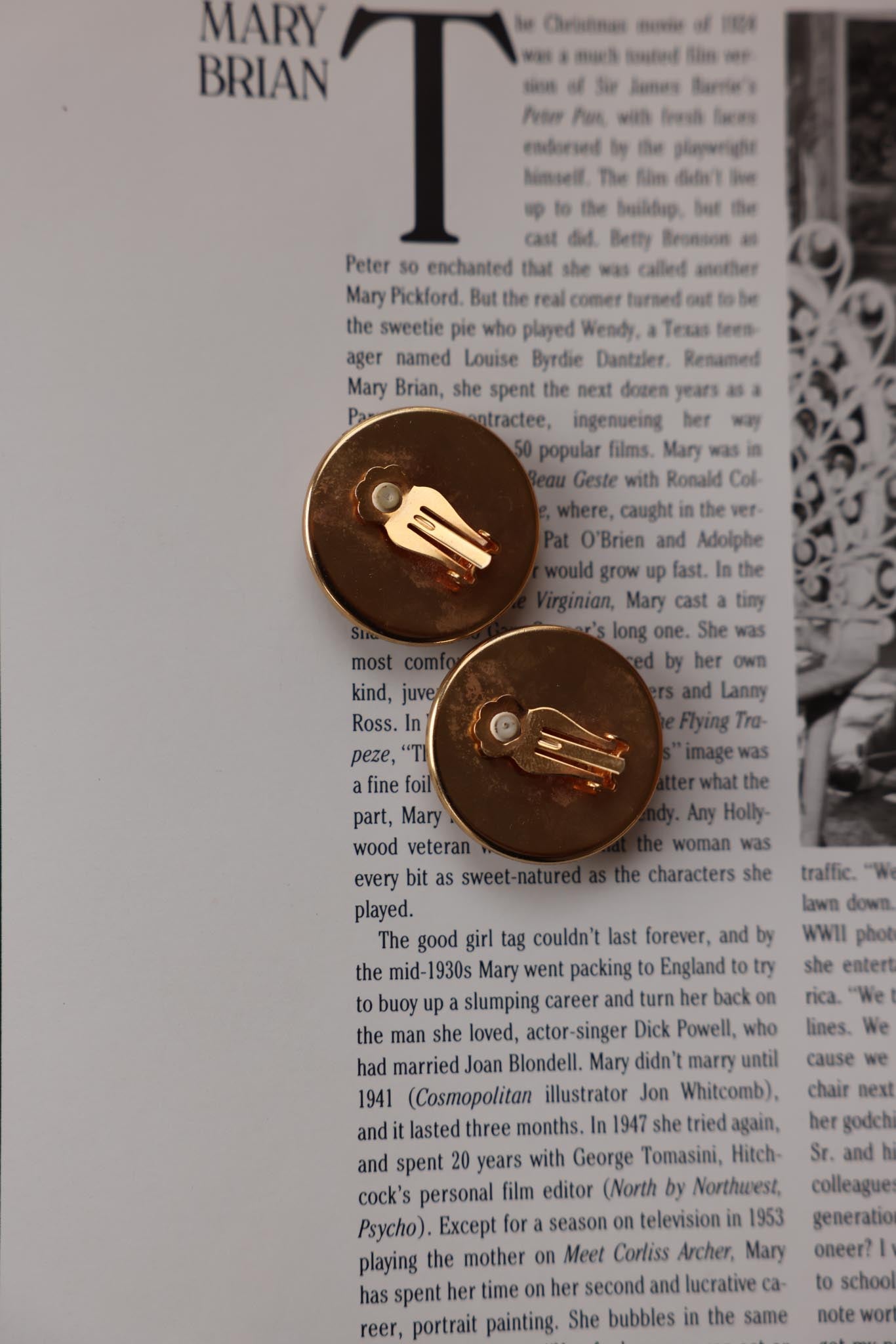 Suede Leopard Earrings|Vintage Baazaar 