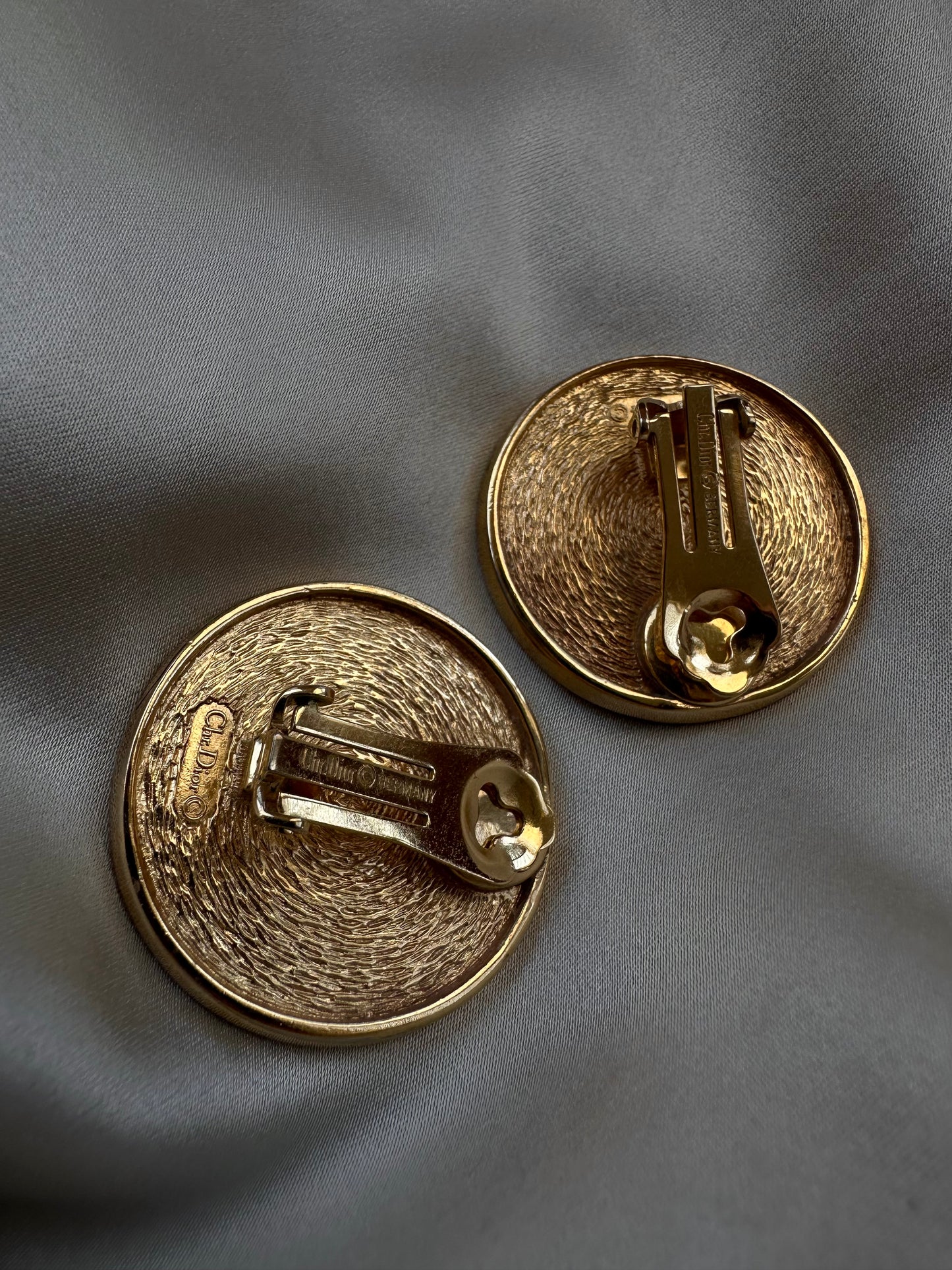 Christian Dior Monogram 1980's Earrings|Vintage Baazaar 