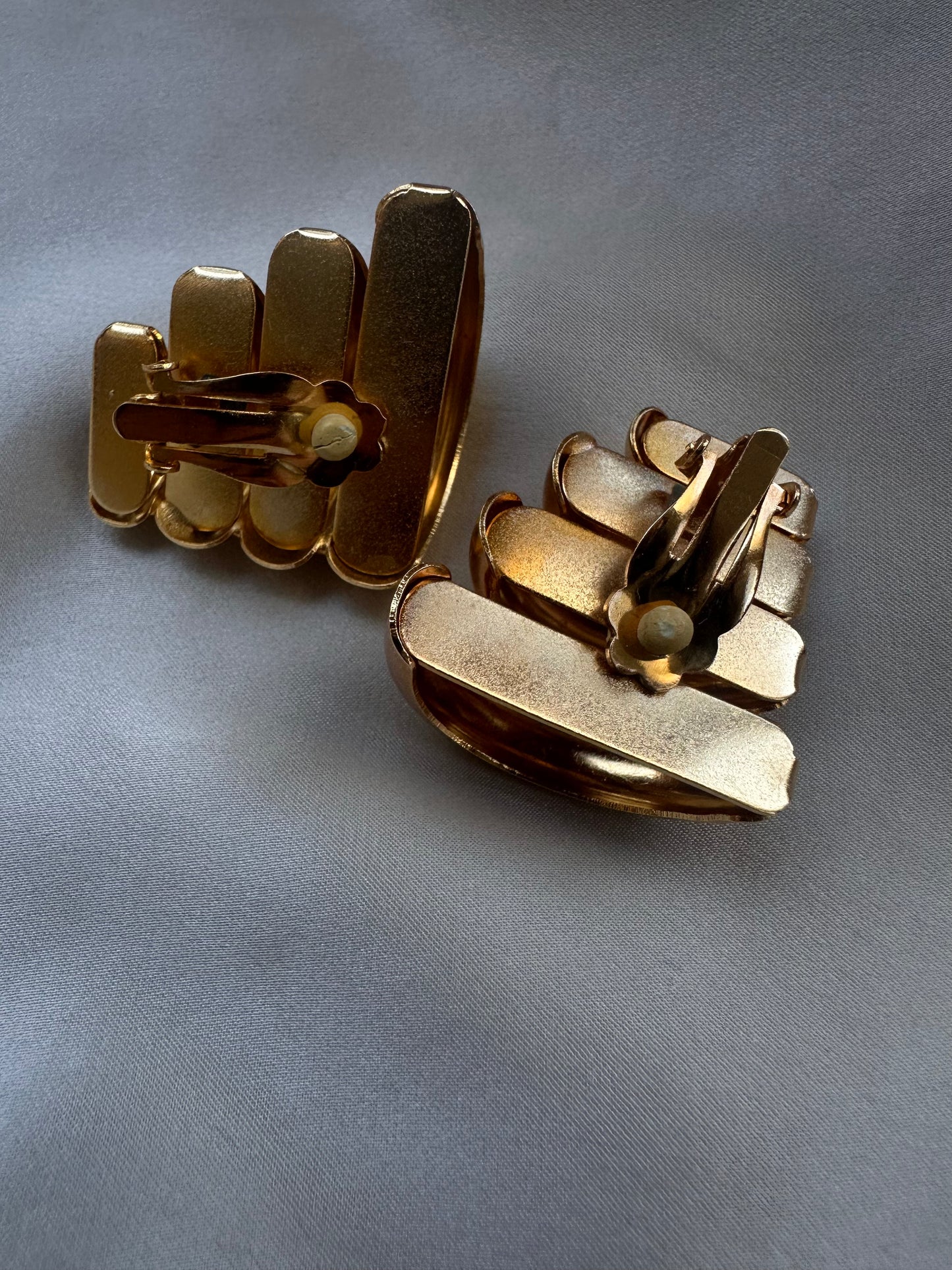 Golden Spiral Earrings|Vintage Baazaar 