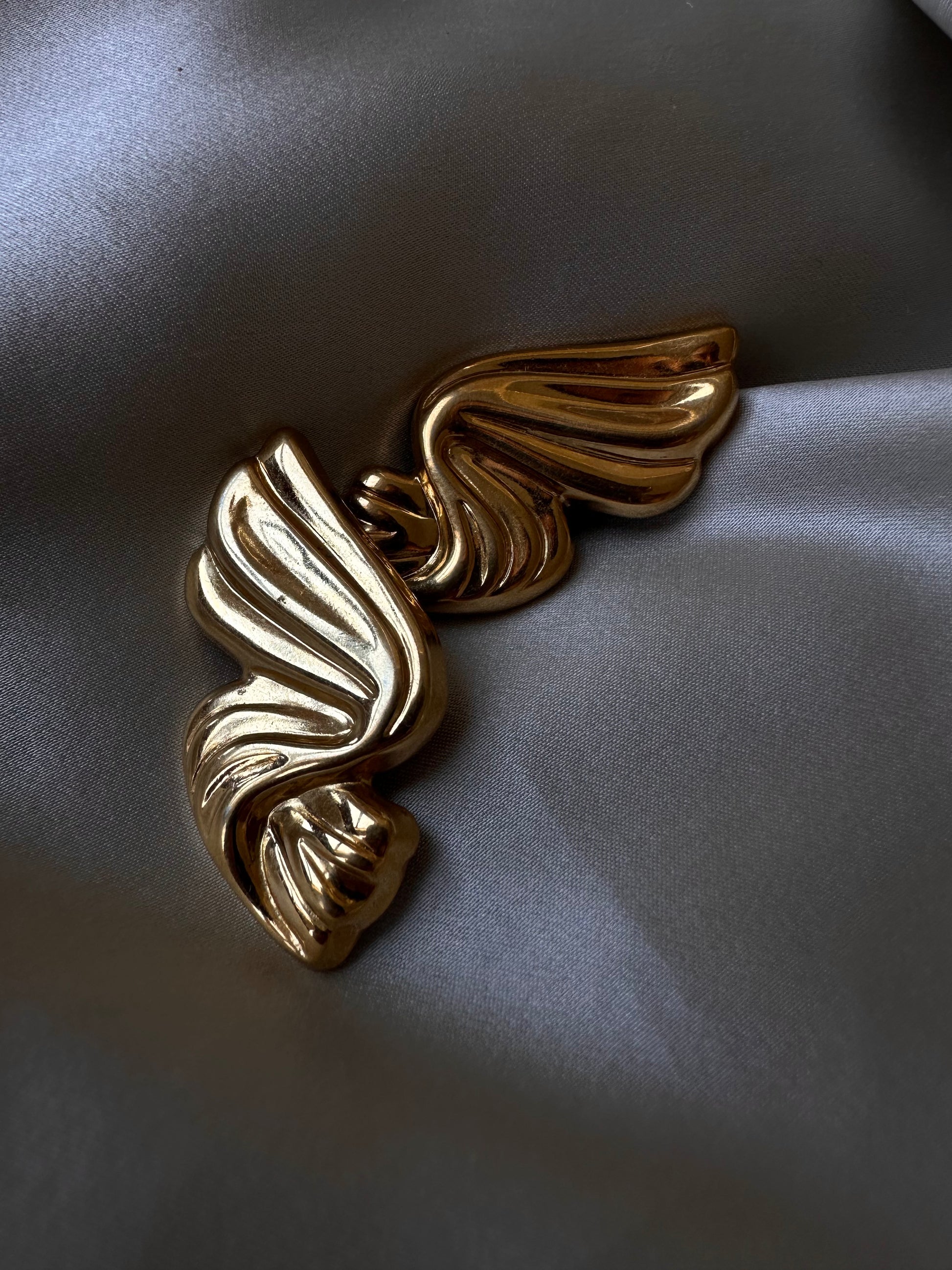 Golden Wing Earrings|Vintage Baazaar 