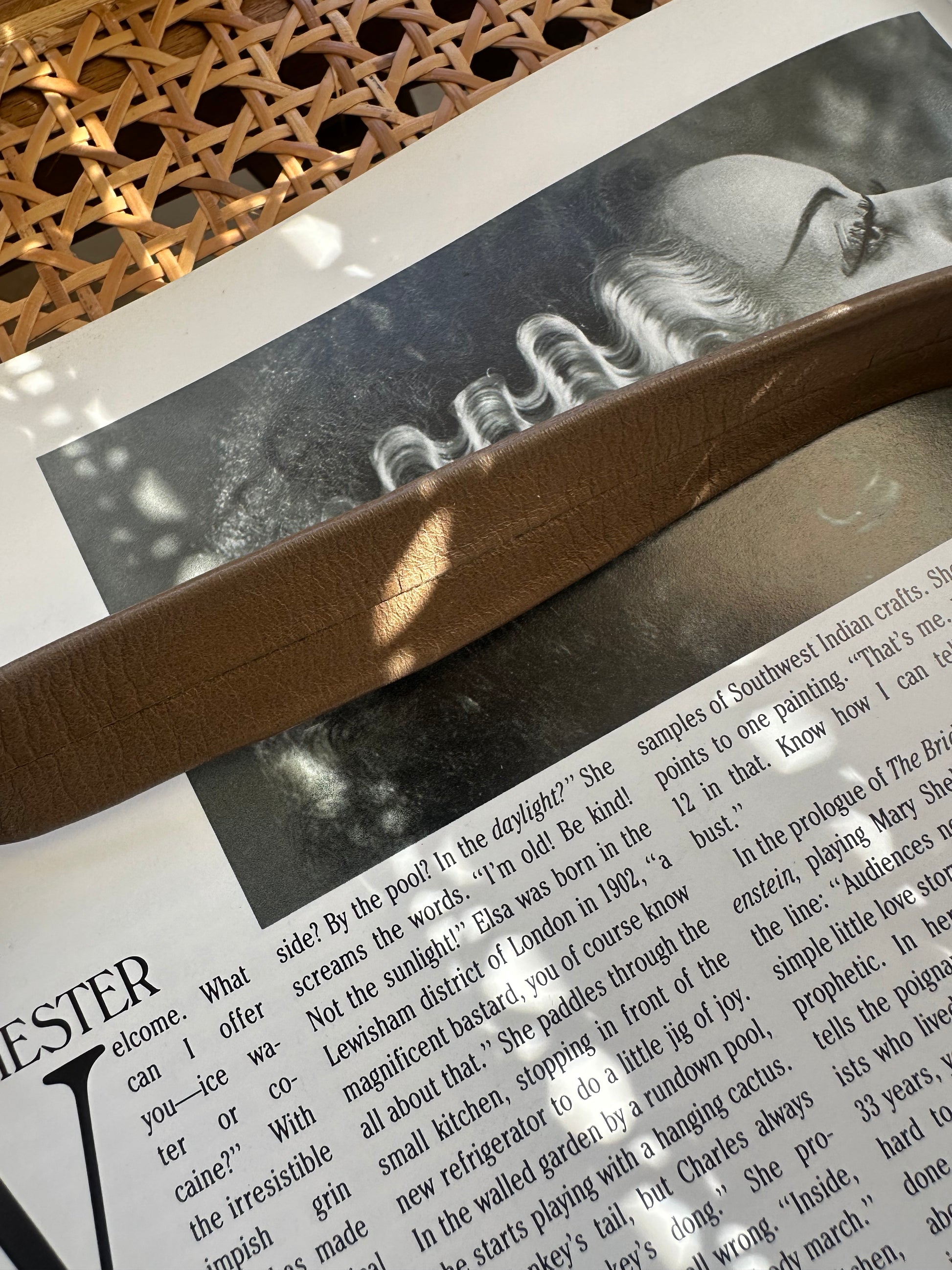 Brutalist Brass Belt|Vintage Baazaar 