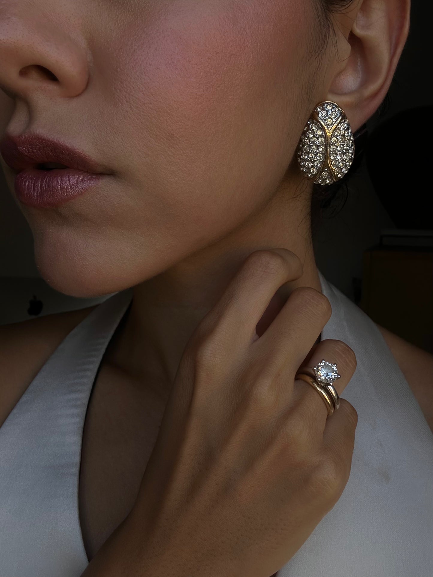 Crystal Garden Earrings|Vintage Baazaar 