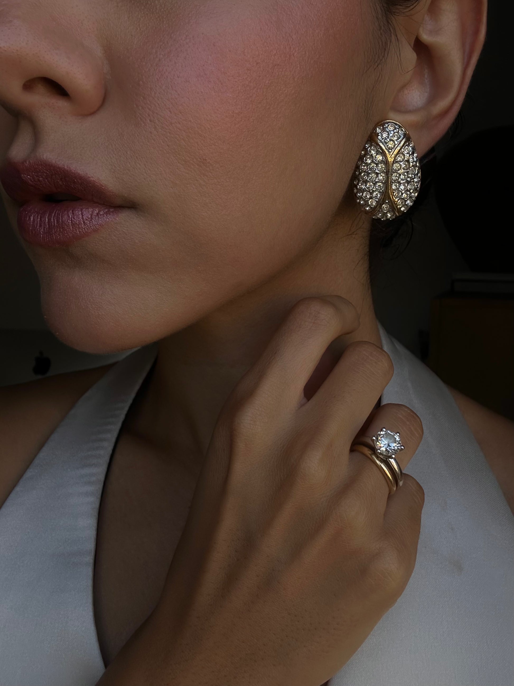 Crystal Garden Earrings|Vintage Baazaar 