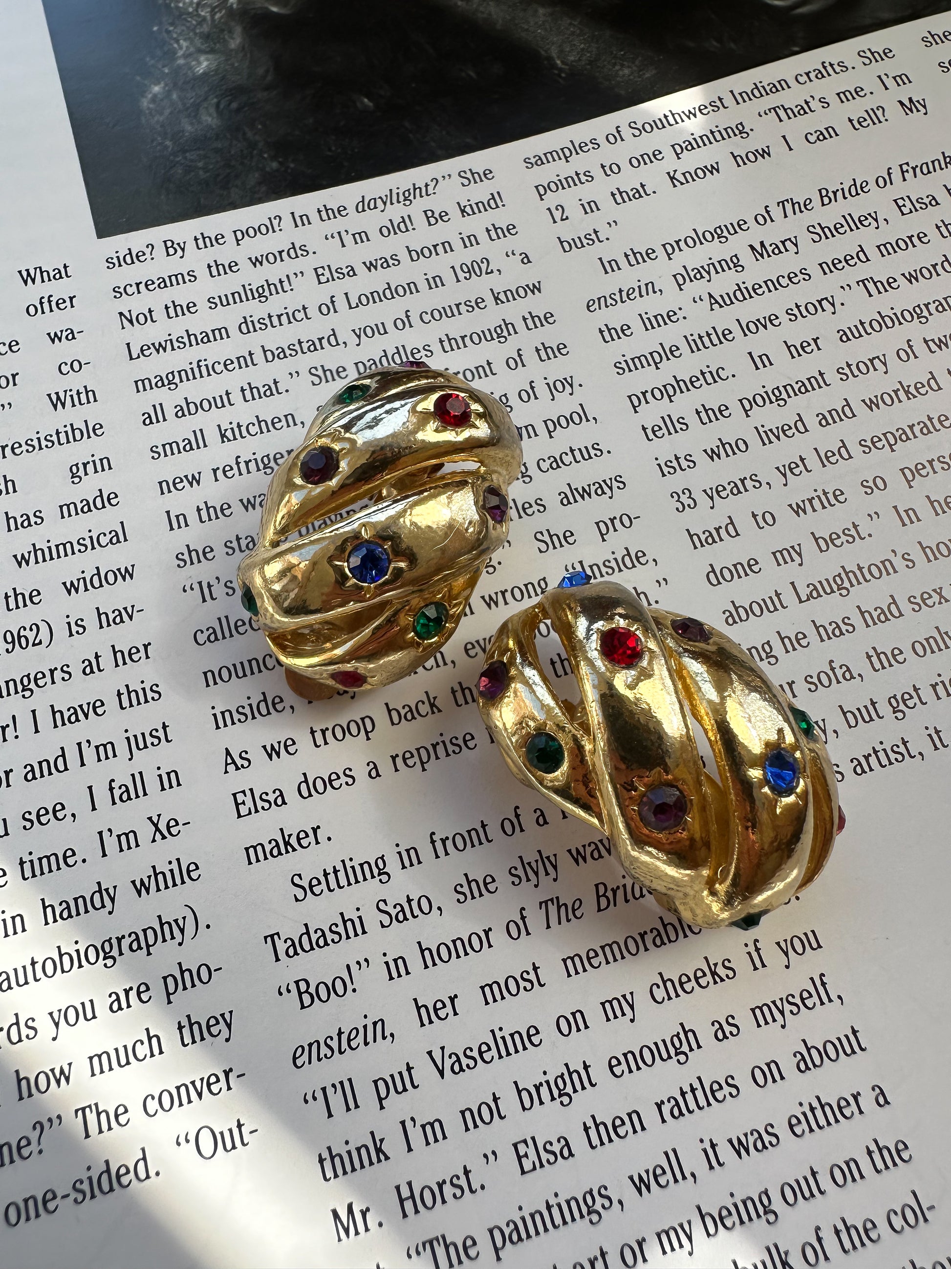 Multi color Jewel Earrings|Vintage Baazaar 