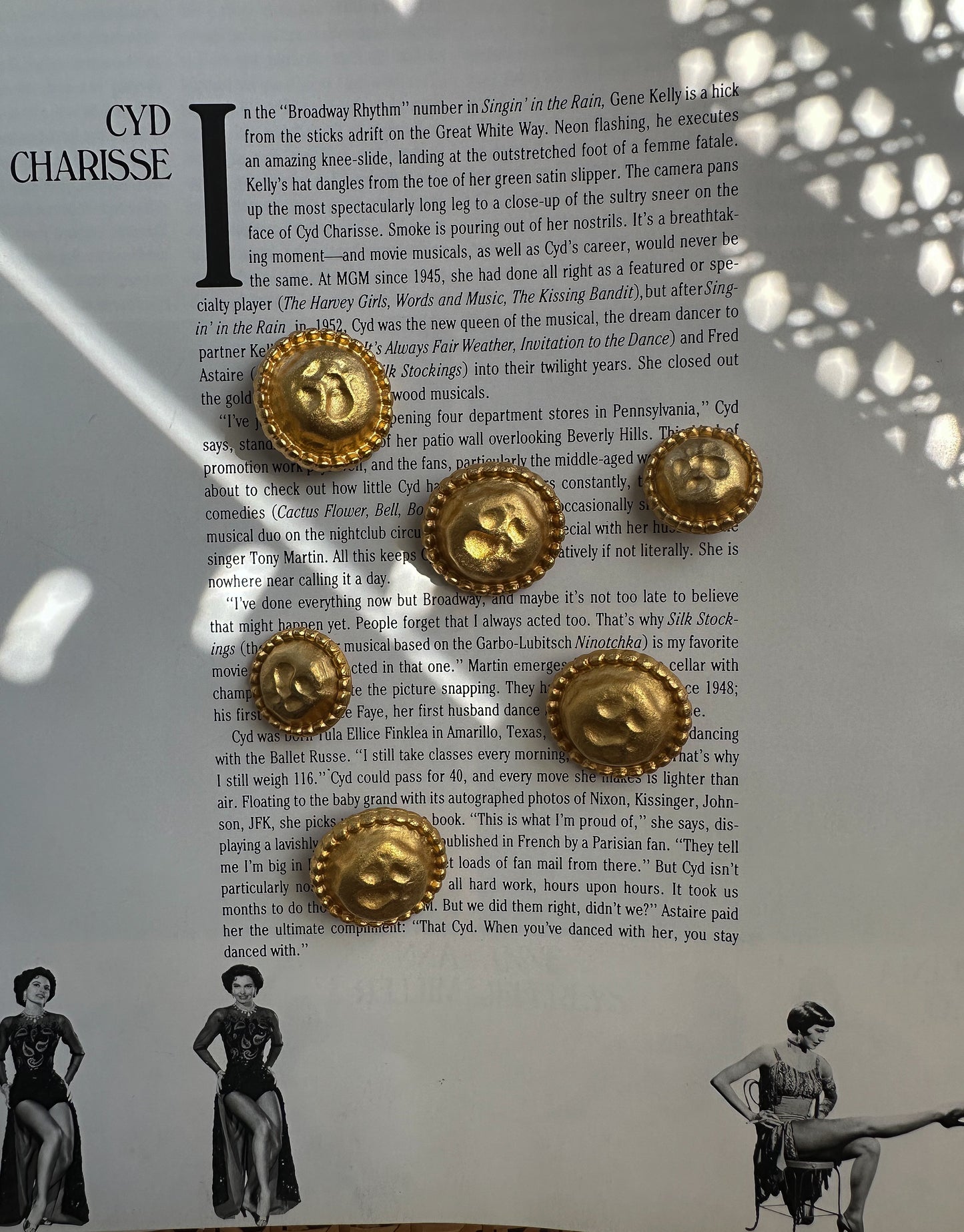 Matte Gold Buttons|Vintage Baazaar 