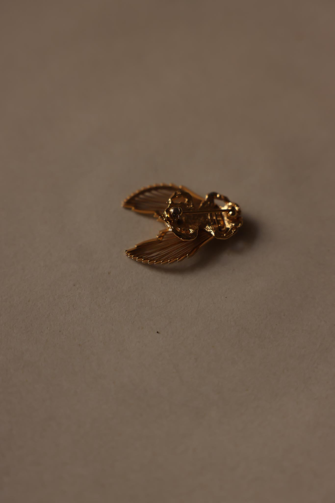 Monet Bee Brooch with Textured Wings|Vintage Baazaar 