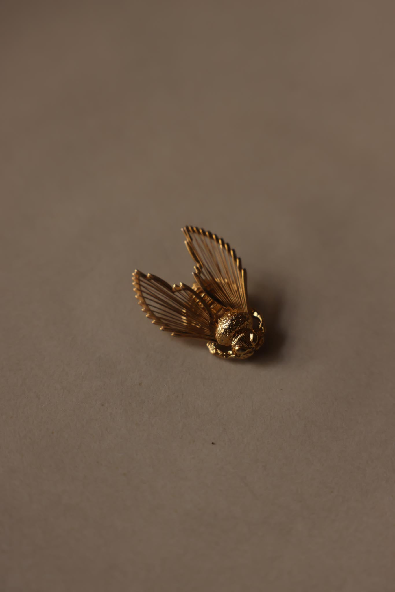 Monet Bee Brooch with Textured Wings|Vintage Baazaar 