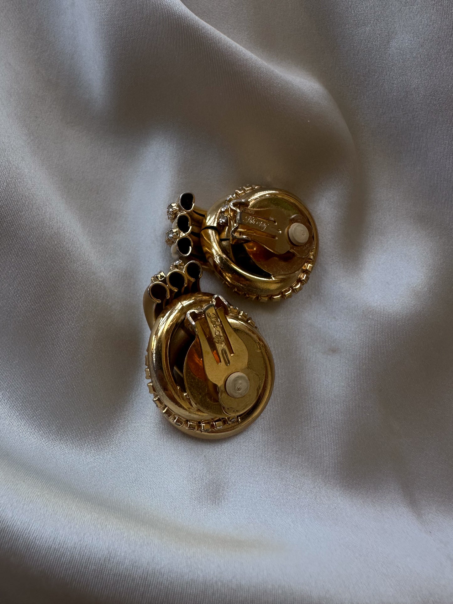 Kirks Folly Gold tone Knot Earrings|Vintage Baazaar 