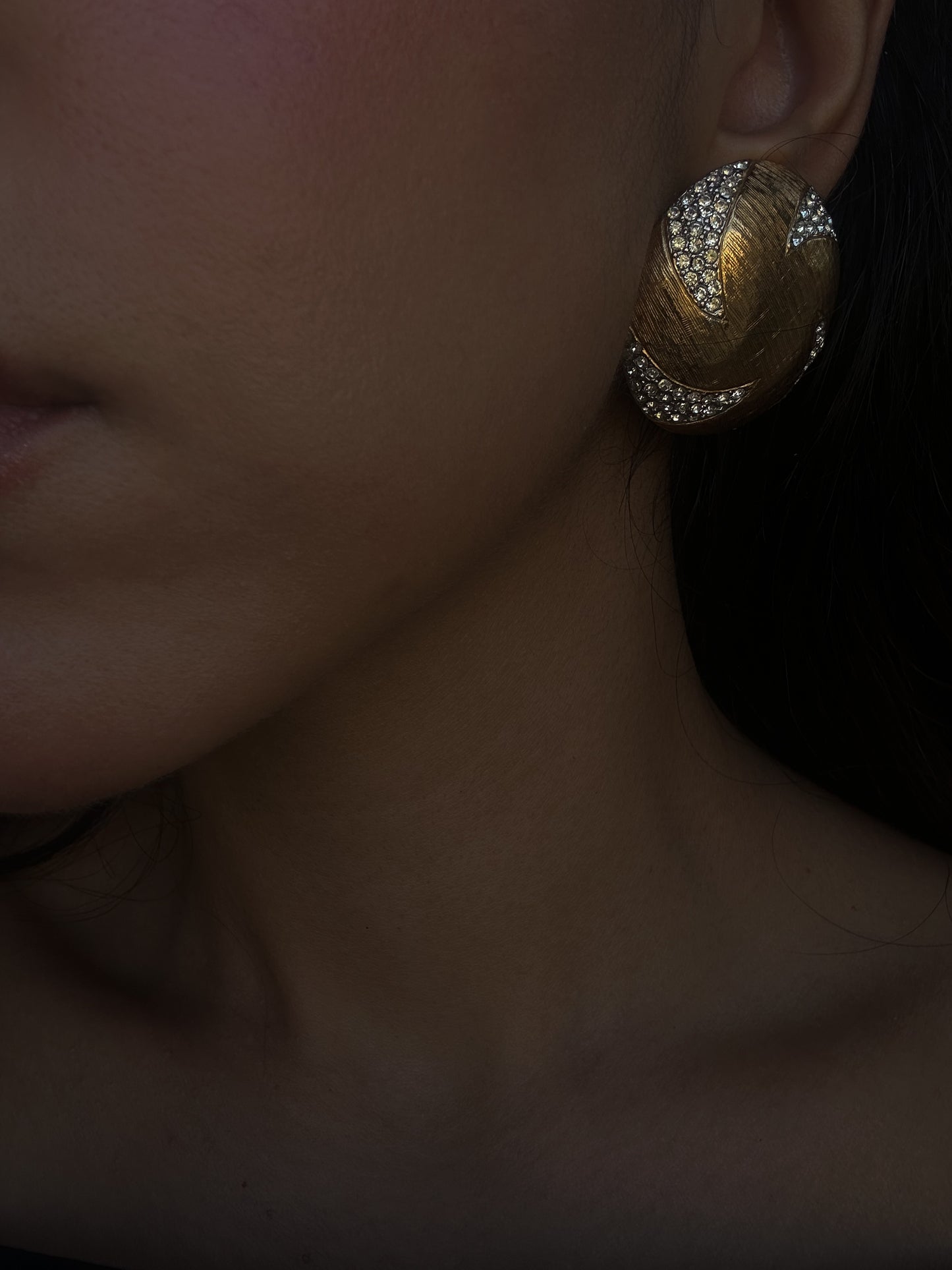 Golden Swirl Earrings|Vintage Baazaar 